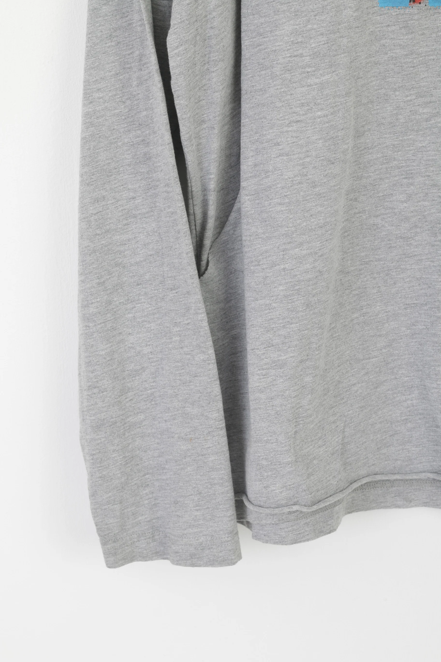 Nike Women M Shirt Gray Cotton Dance I AM A ROLE MODEL Long Sleeve Vintage Top - Image 3