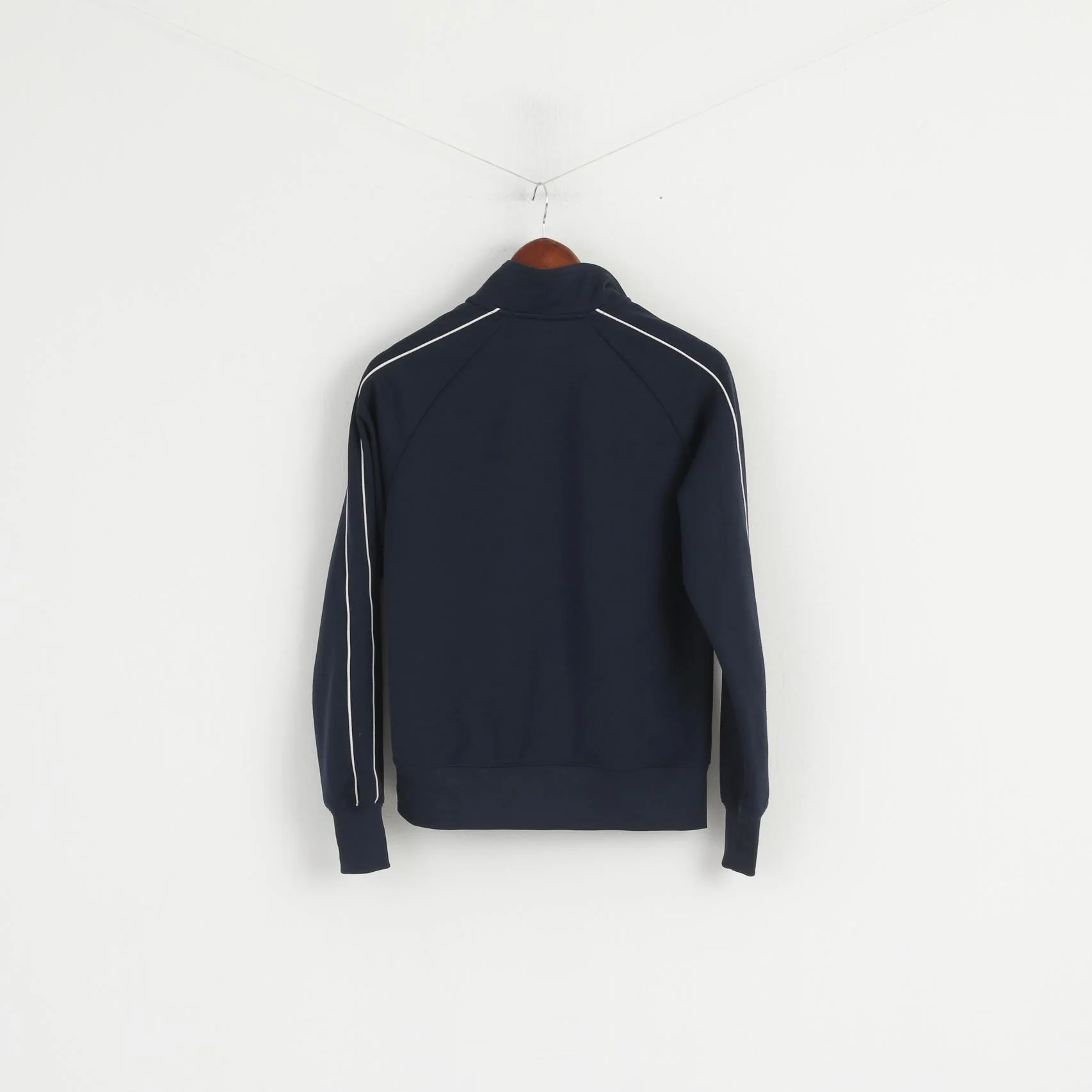 Nike Women M Sweatshirt Navy The Athletic Dept Full Zipper Activewear Top - Image 6