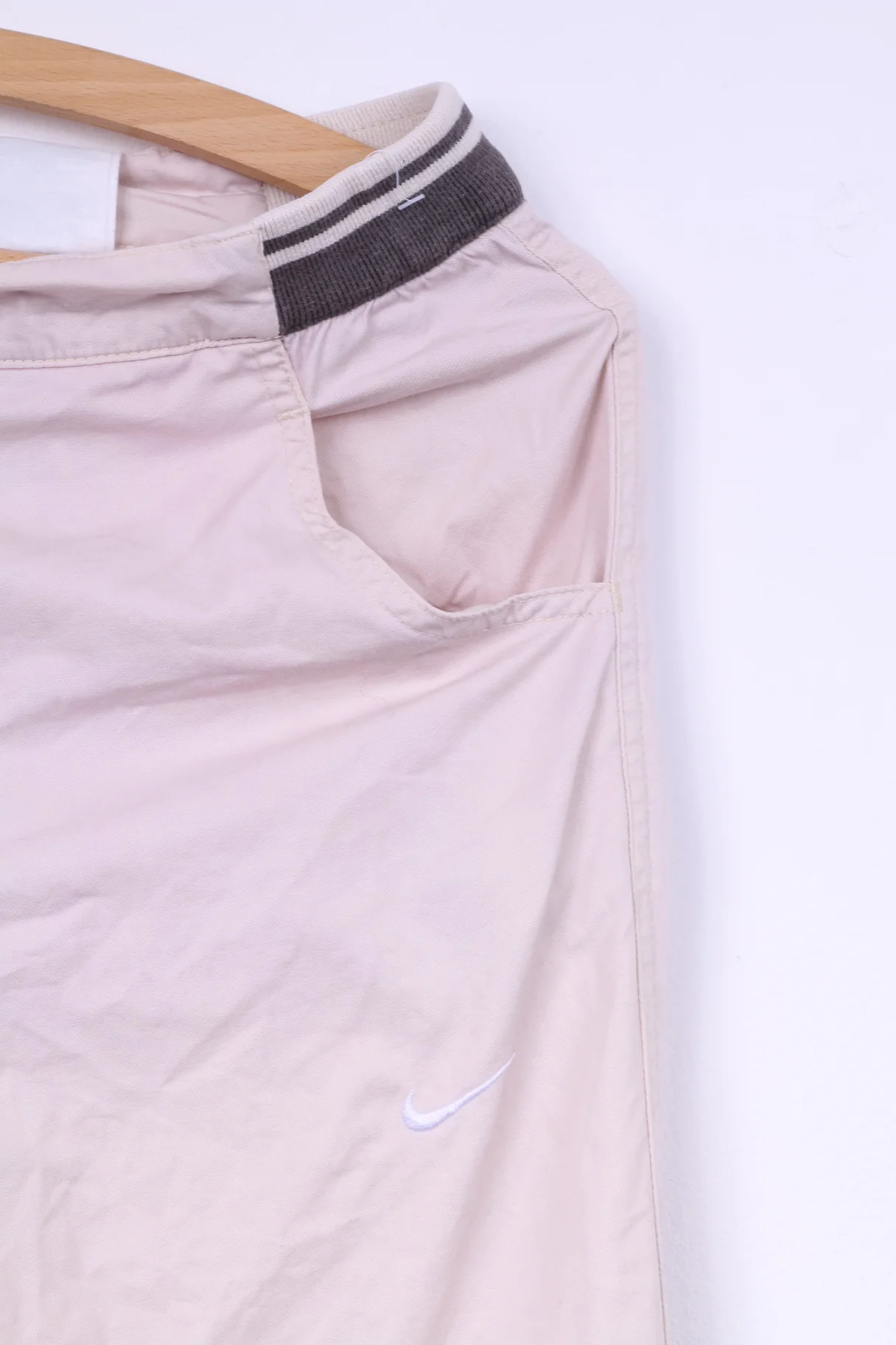 Nike Womens S 34/36 Capri Pants Pink Cotton Sportswear - Image 2