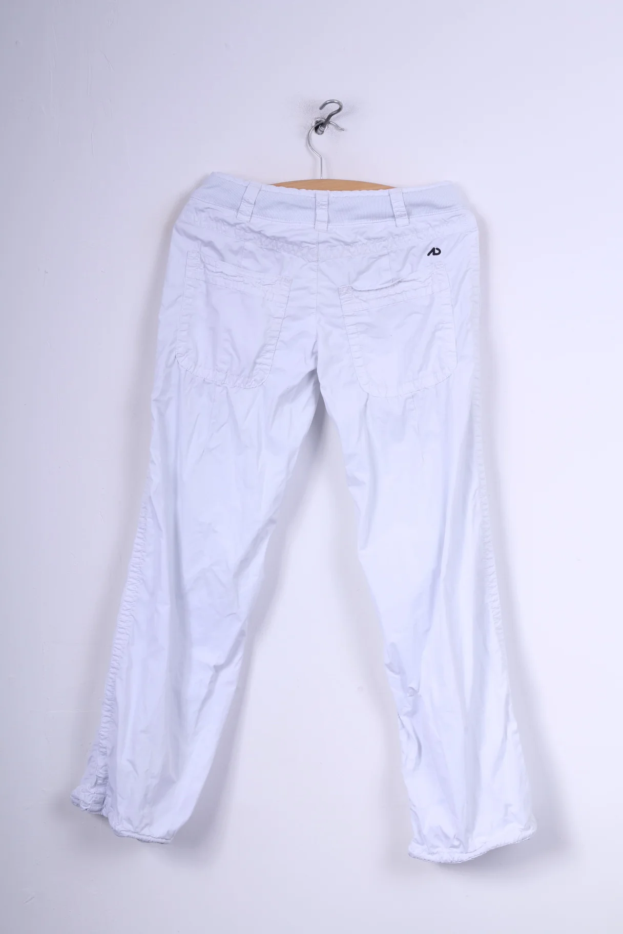 Nike Womens S 10 Lightweight Trousers Cotton White The Athletic Dept. - Image 6