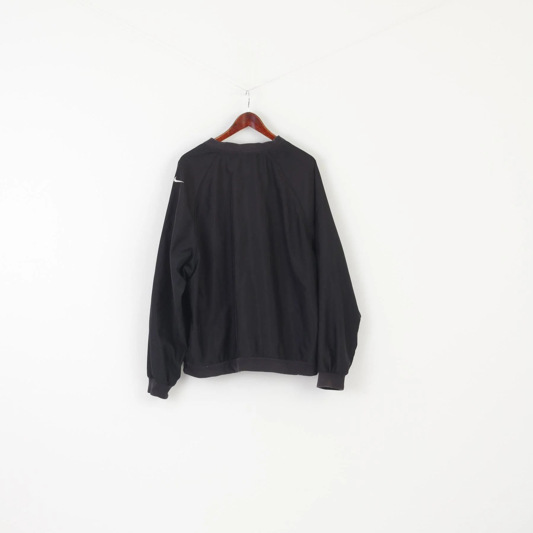 Nike Men XL Jacket Black Sportswear Vintage Activewear Pullover Golf Yop - Image 7