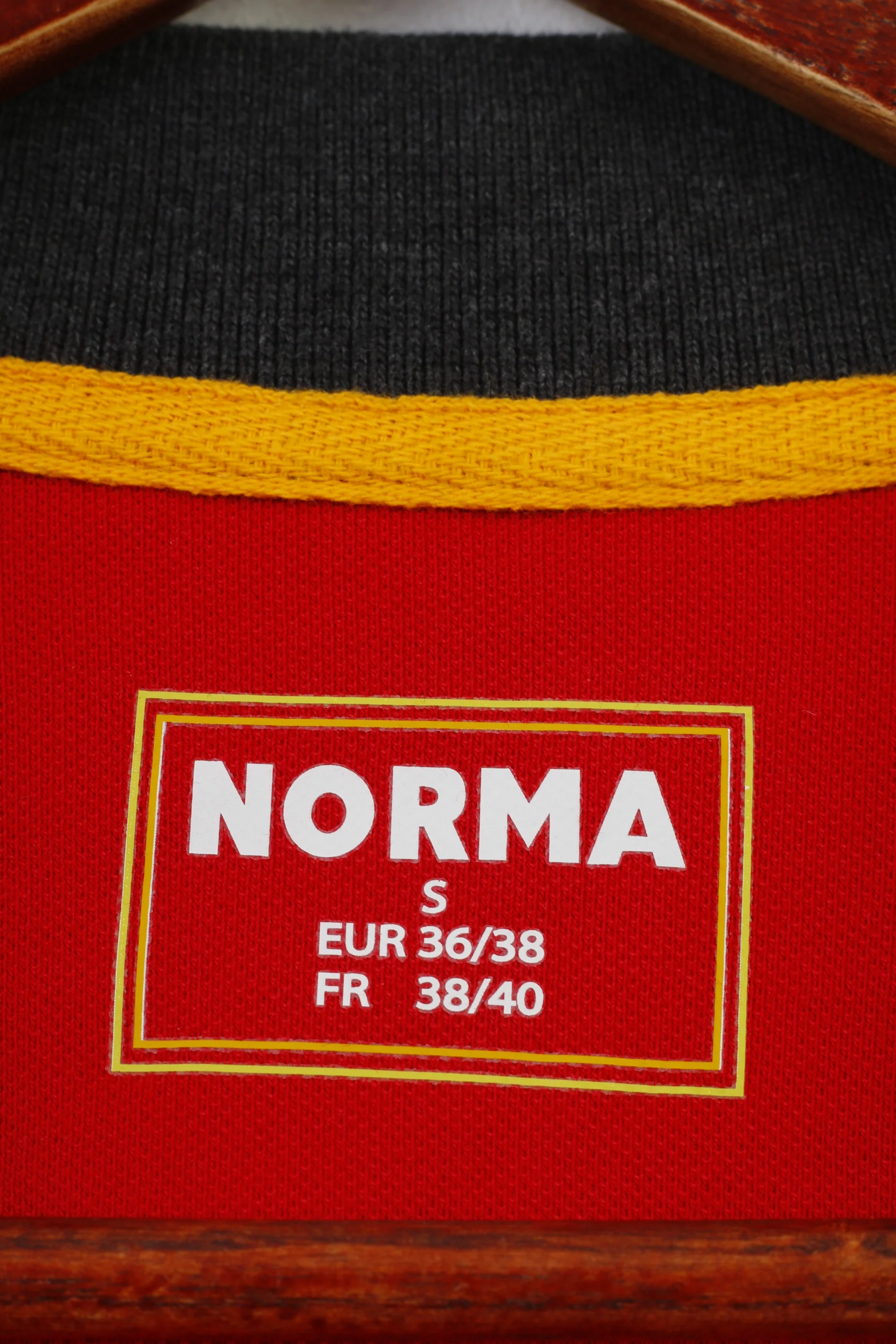 Norma Men S Polo Shirt Gray Sportswear Cotton Long Sleeve Sport Top - Image 5