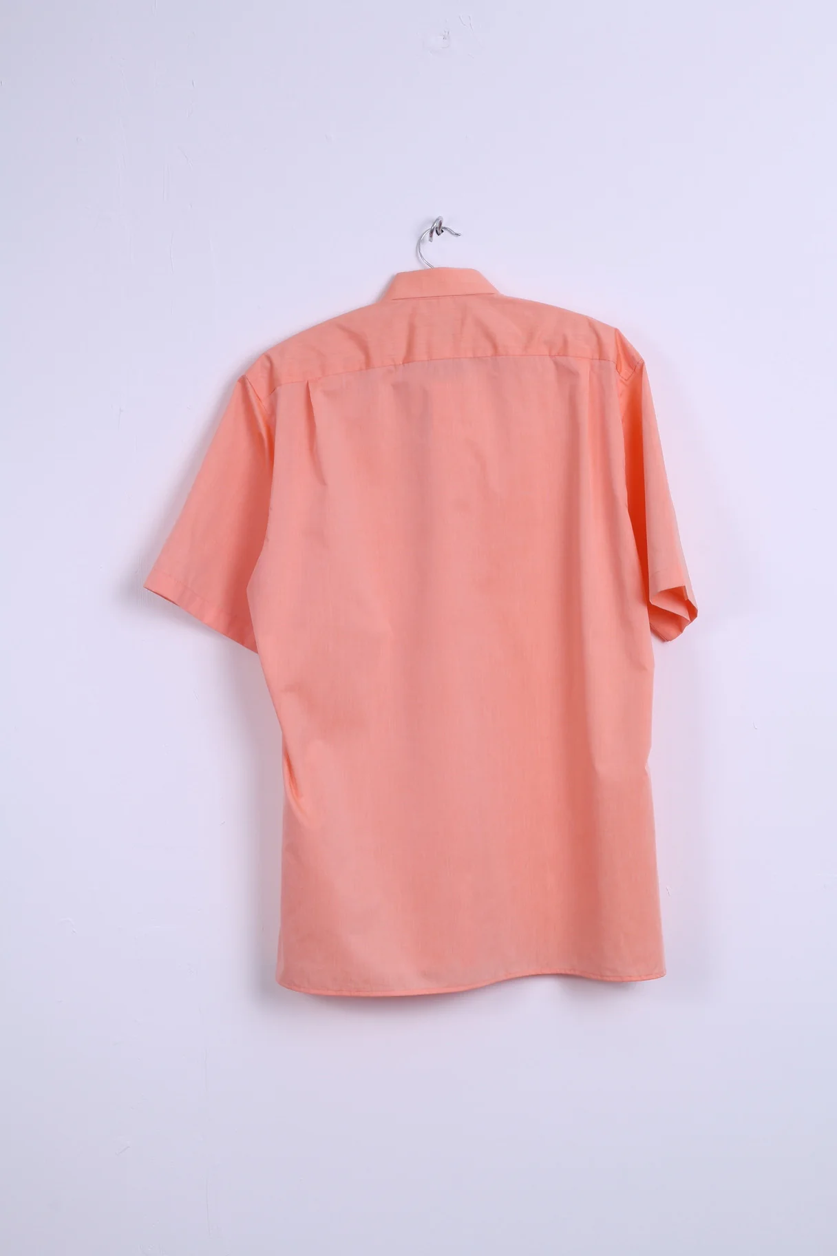 Olymp Mens 16 41 XL Casual Shirt Short Sleeve Orange Cotton Modern Fit - Image 6