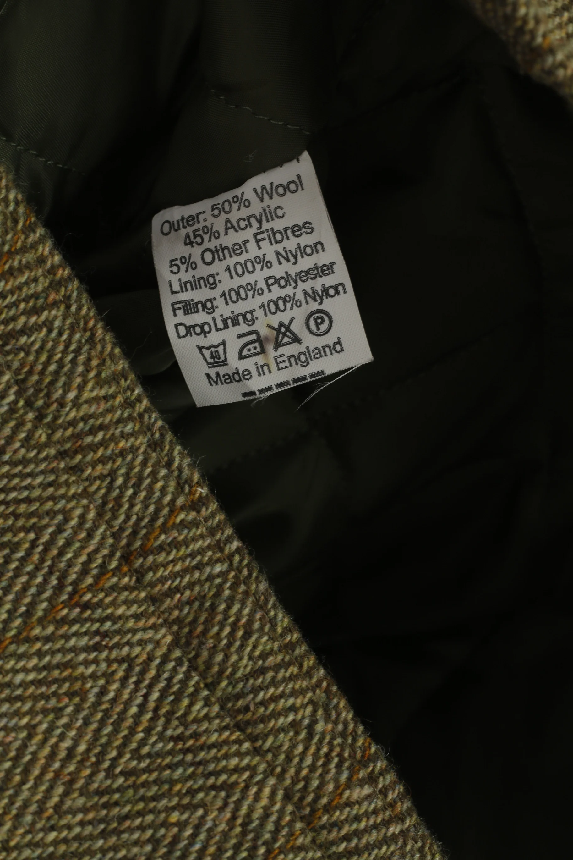 Openair Countrywear Women 12 M Jacket Green Tweed Shooting Hunting Full Zipper Top - Image 7
