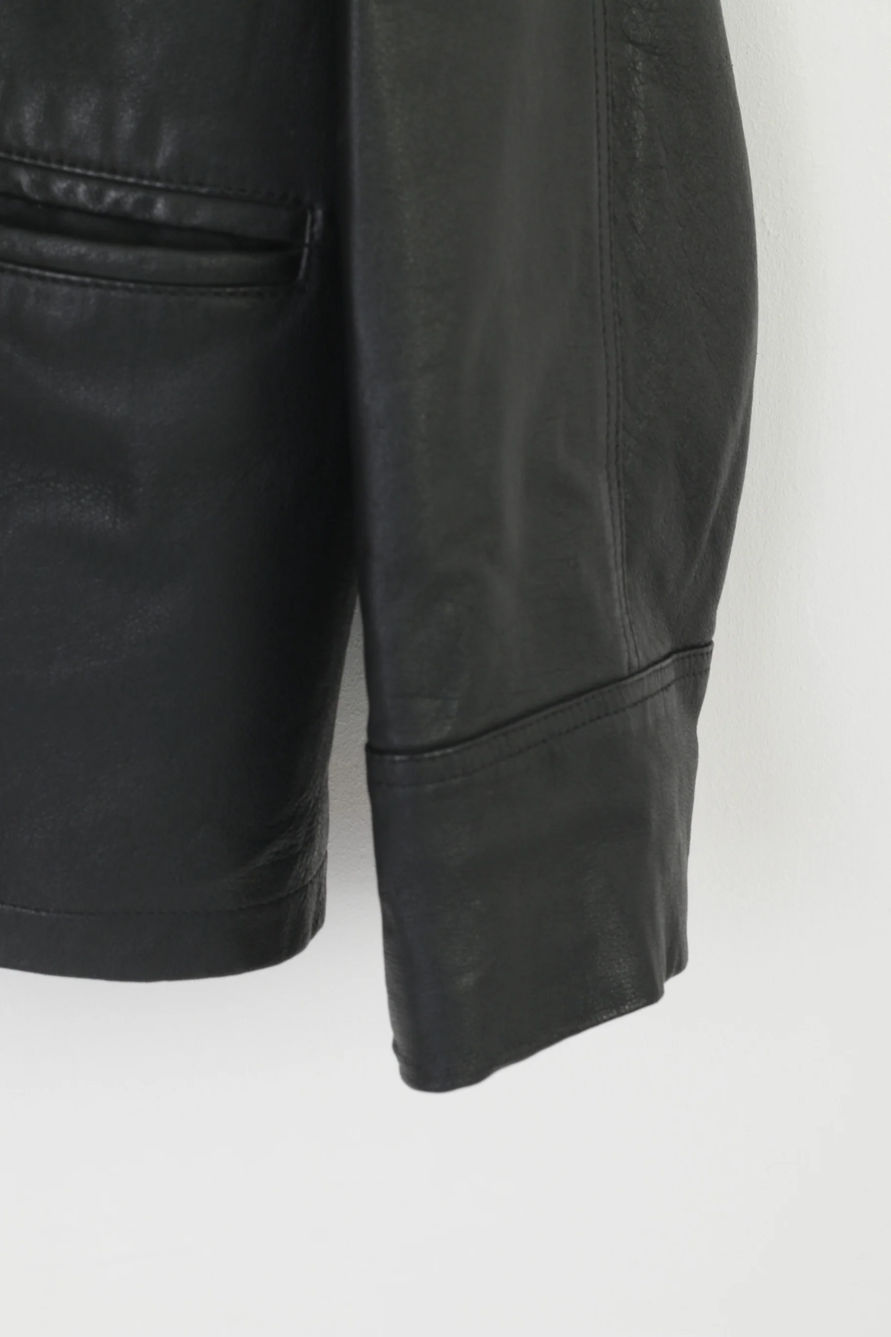 Original Hardware 57 Heavy Men 3XL Jacket Black Leather Vintage Collared Classic Top - Image 3