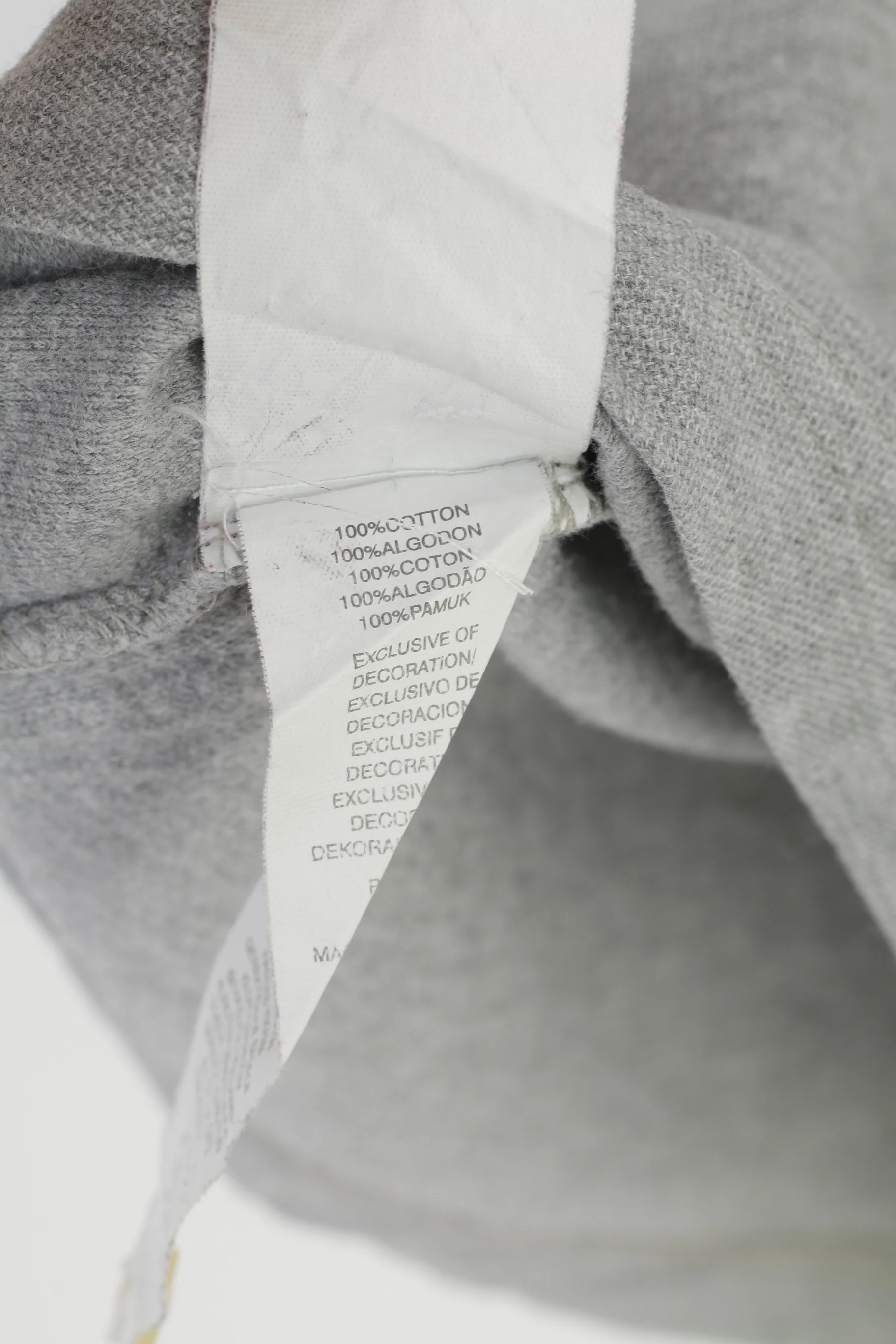 Original Penguin Men XXL Polo Shirt Grey Cotton Heritage Slim Fit Collar Bottoms Vintage Top - Image 6