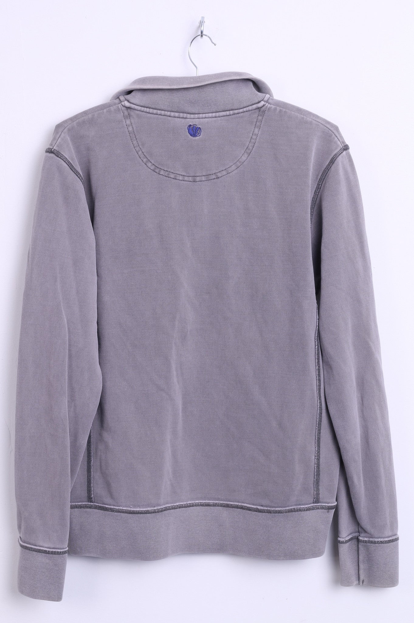 Originals Fot Face Mens S Sweatshirt Zip Neck Washed Look Cotton - Image 6
