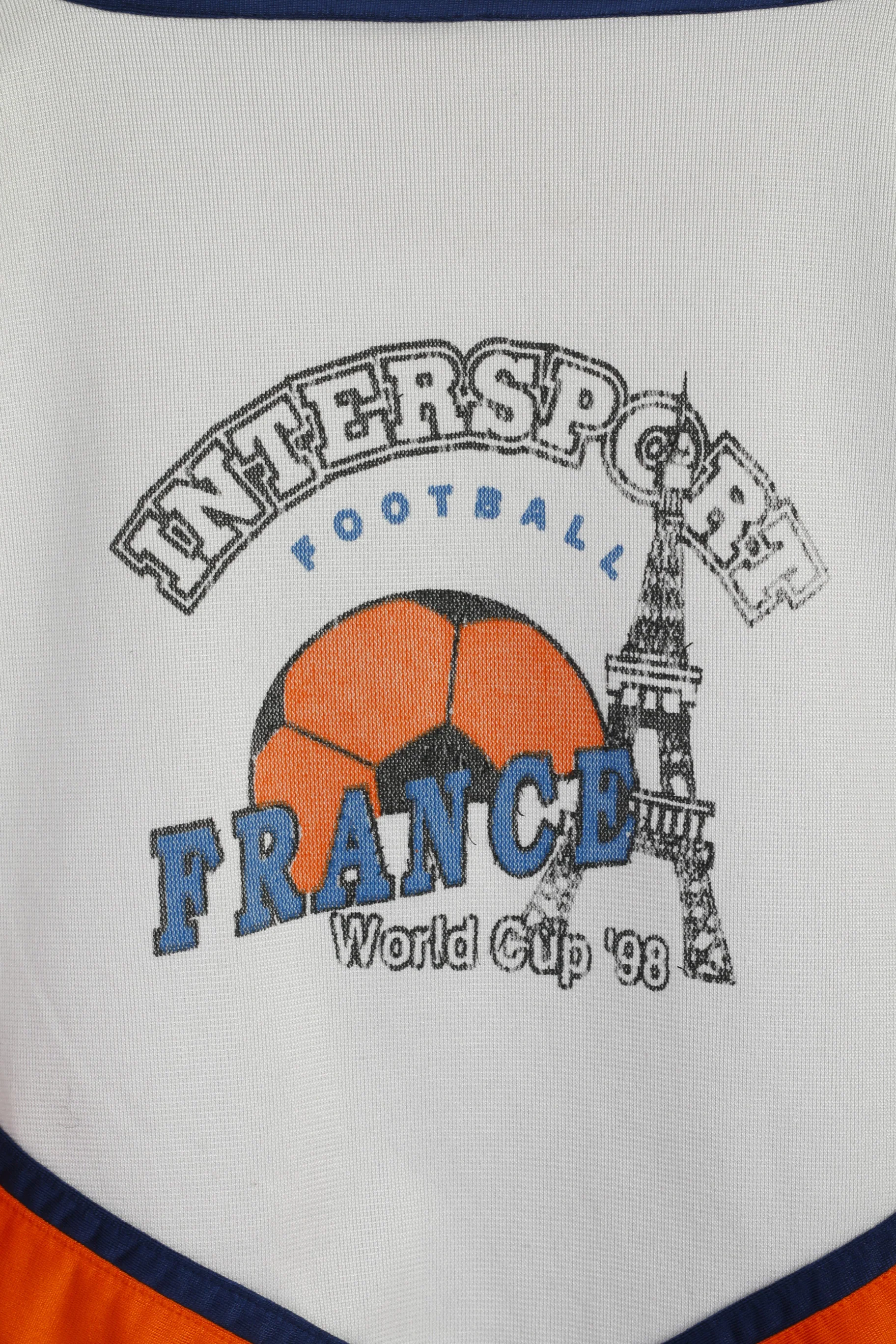 Paris Boys XXL 14 Age Sweatshirt Navy Vintage France World Cup 1998 Top - Image 6