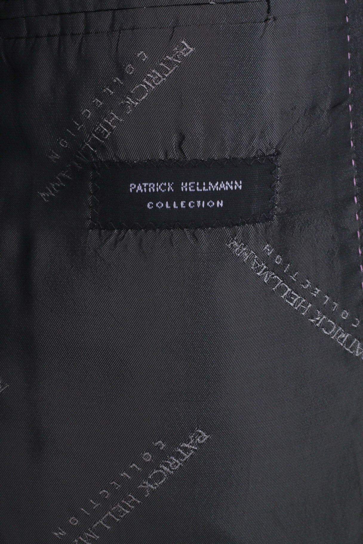 Patrick Hellmann Collection Men 106 40 Blazer Grey Single Breasted Wool Jacket - Image 4