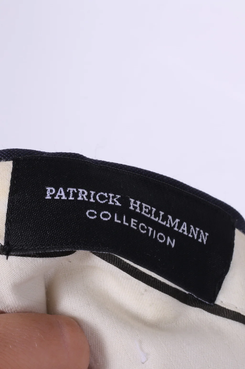 Patrick Hellmann Collection Men 110 42 Suit Navy Striped Blazer Trousers Single Breasted Wool Jacket - Image 9