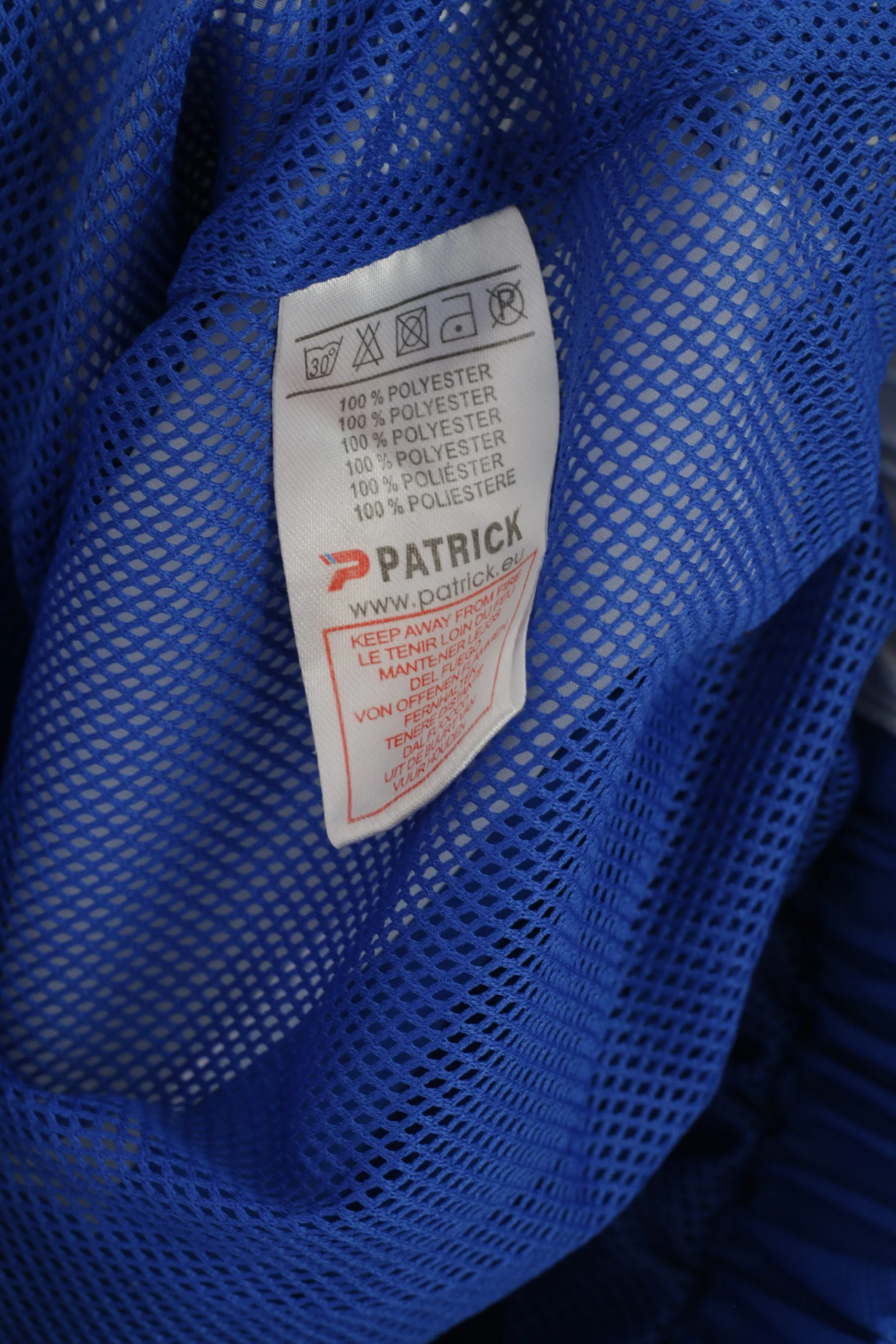 Patrick Men M Jacket Blue Vintage Sportswear Zip Up Lightweight Track Top - Image 5