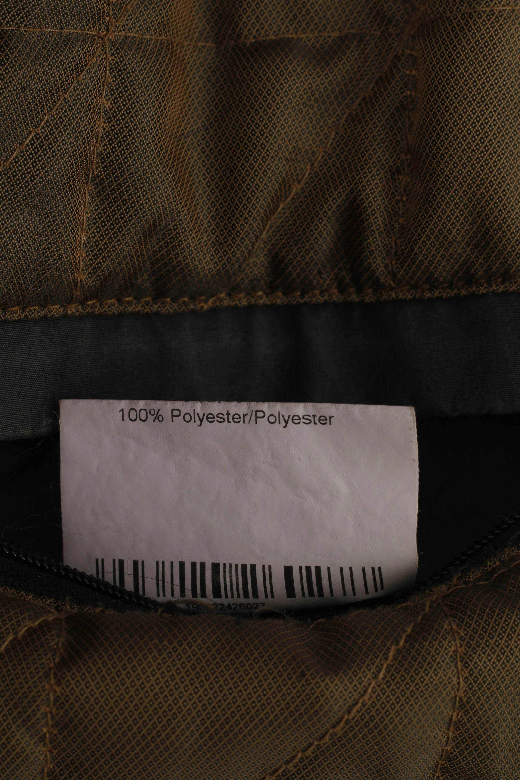 Paul R.Smith Men 27 XL Jacket Charcoal Harrington Full Double Zipper Padded Top - Image 8
