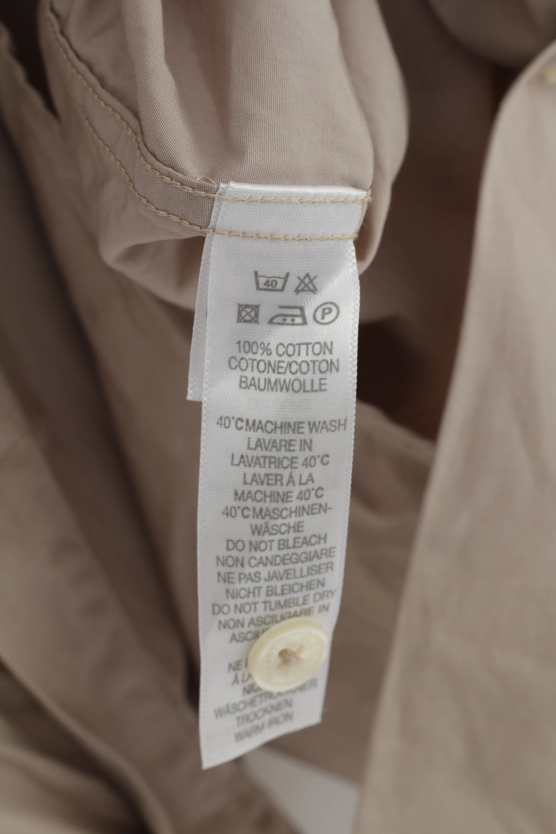 Paul Smith Men 42 16.5 L Casual Shirt Gray Cotton Italy London Long Sleeve Classic Top - Image 5
