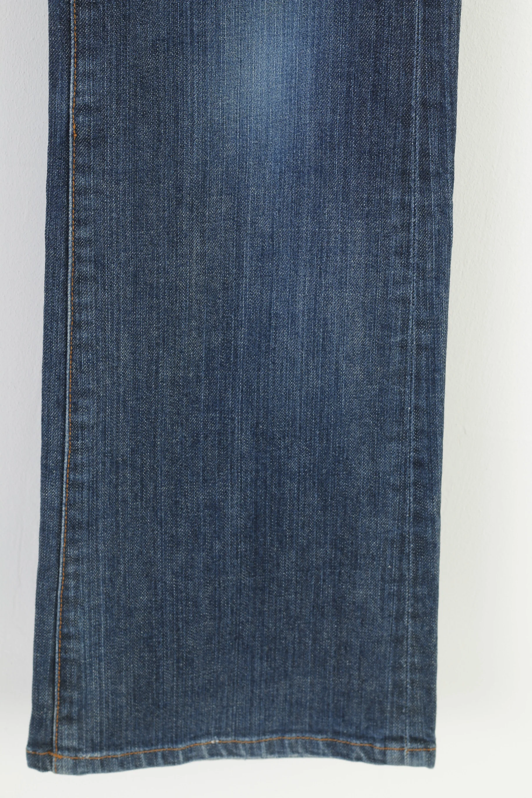 Paul Smith Pink Women 30 Trousers Denim Jeans Blue Cotton Vintage Low Waist Pants - Image 3