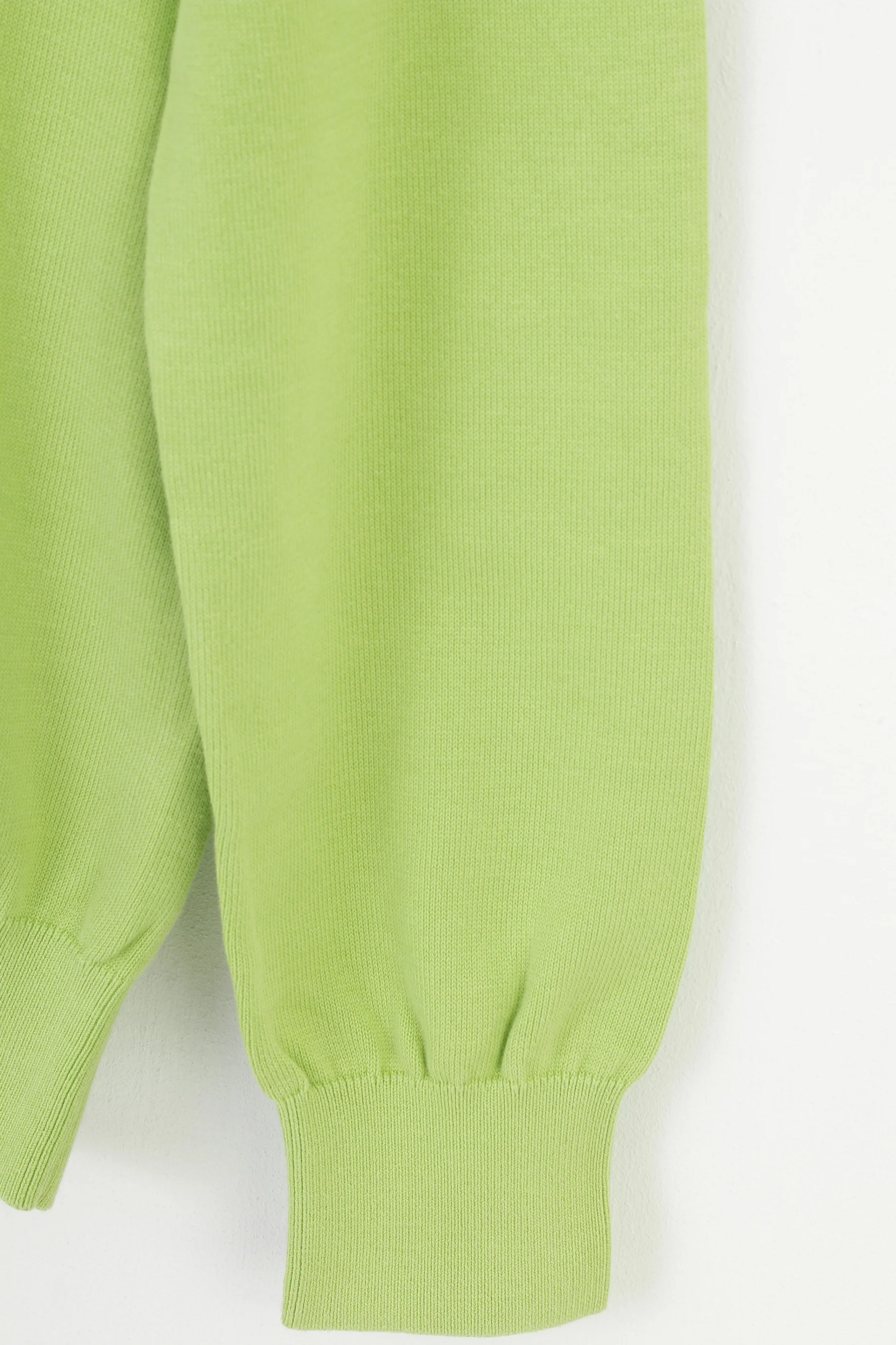 Peak Performance Men M Jumper Green Cotton Crew Neck Sweater Logo Nature Vintage Top - Image 3