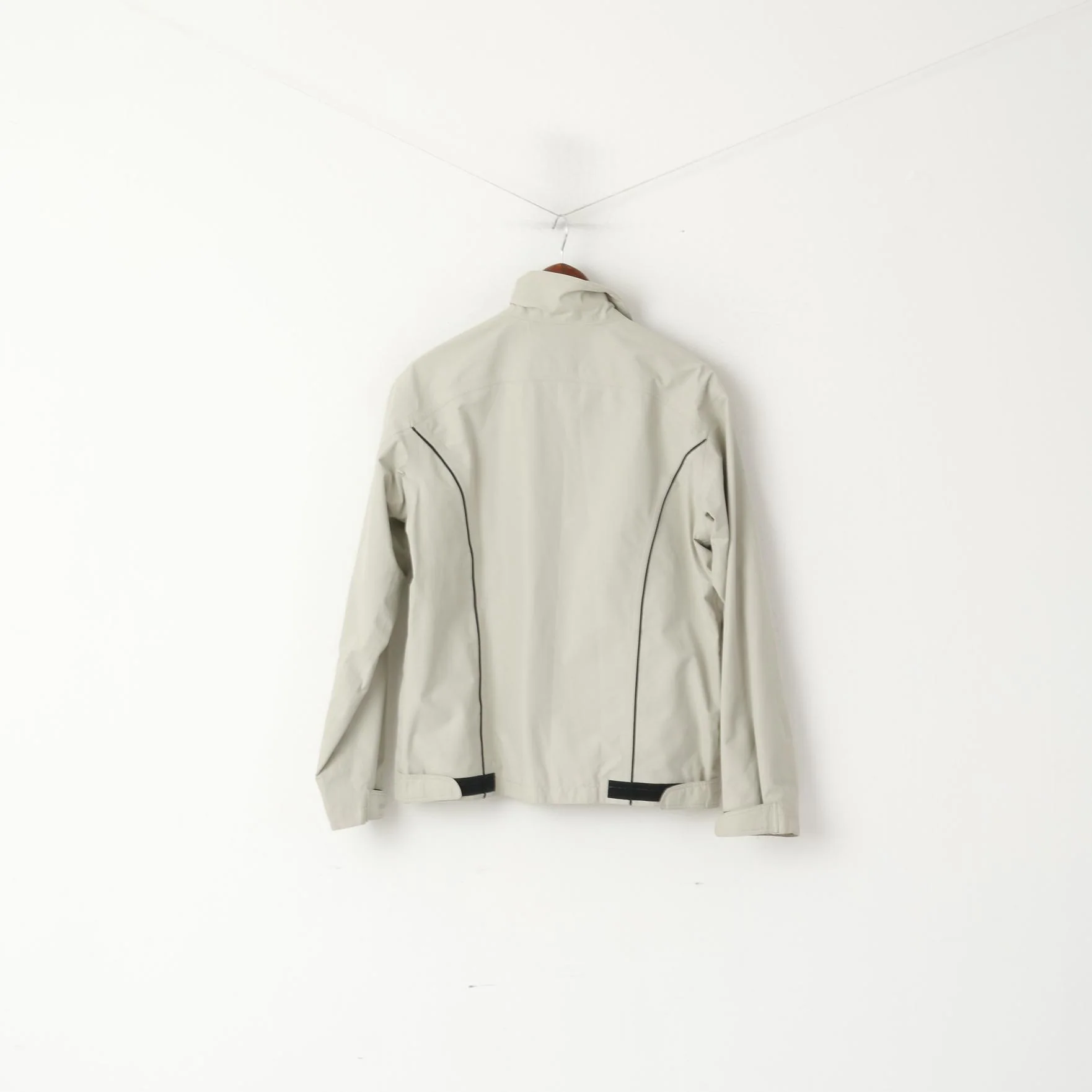 Peak Performance Women M Jacket Beige Gore-Tex Outdoor Zip Up Lightweight Top - Image 7