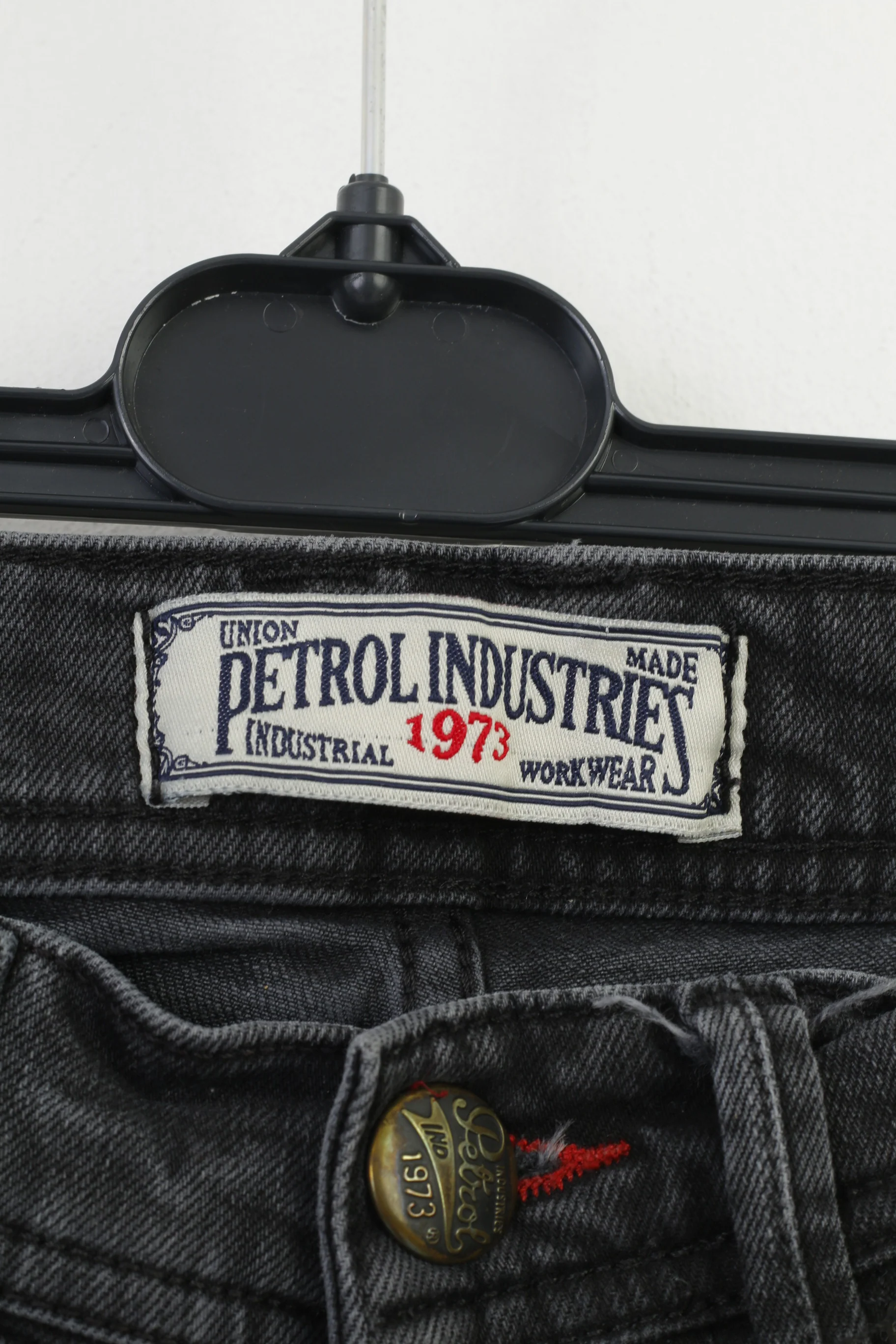 Petrol Industries Women 28 Trousers Charcoal Slim Fit  Cotton Denim Stretch Pants Jeans - Image 4