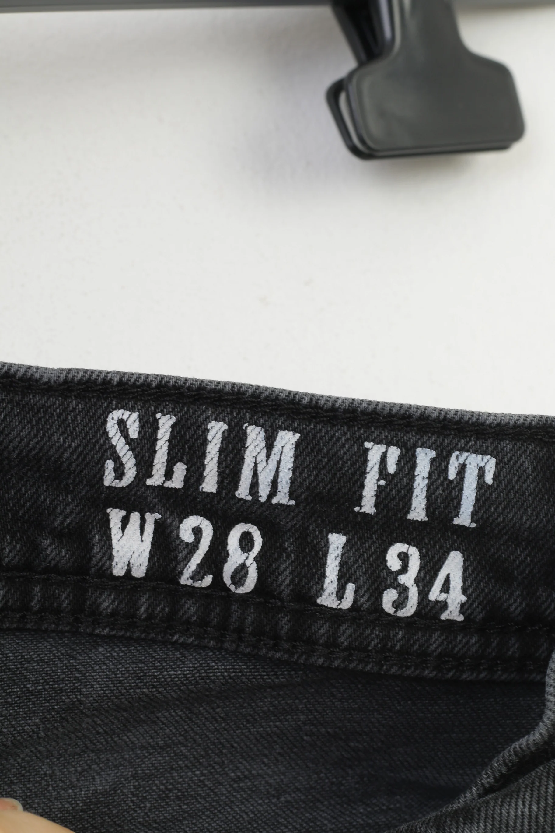 Petrol Industries Women 28 Trousers Charcoal Slim Fit  Cotton Denim Stretch Pants Jeans - Image 5