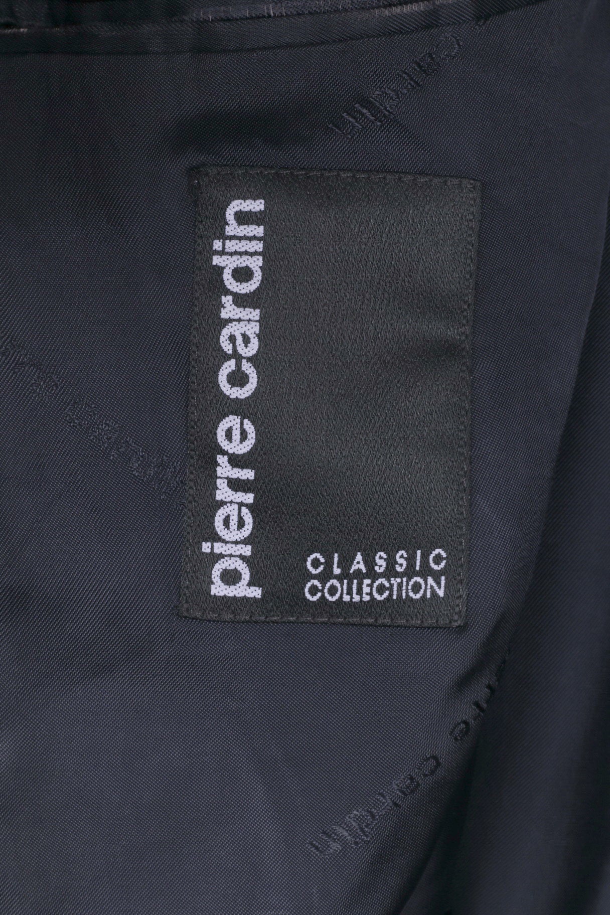 Pierre Cardin Mens 40 S Blazer Jacket Navy Classic Collection Double Breasted Wool - Image 5