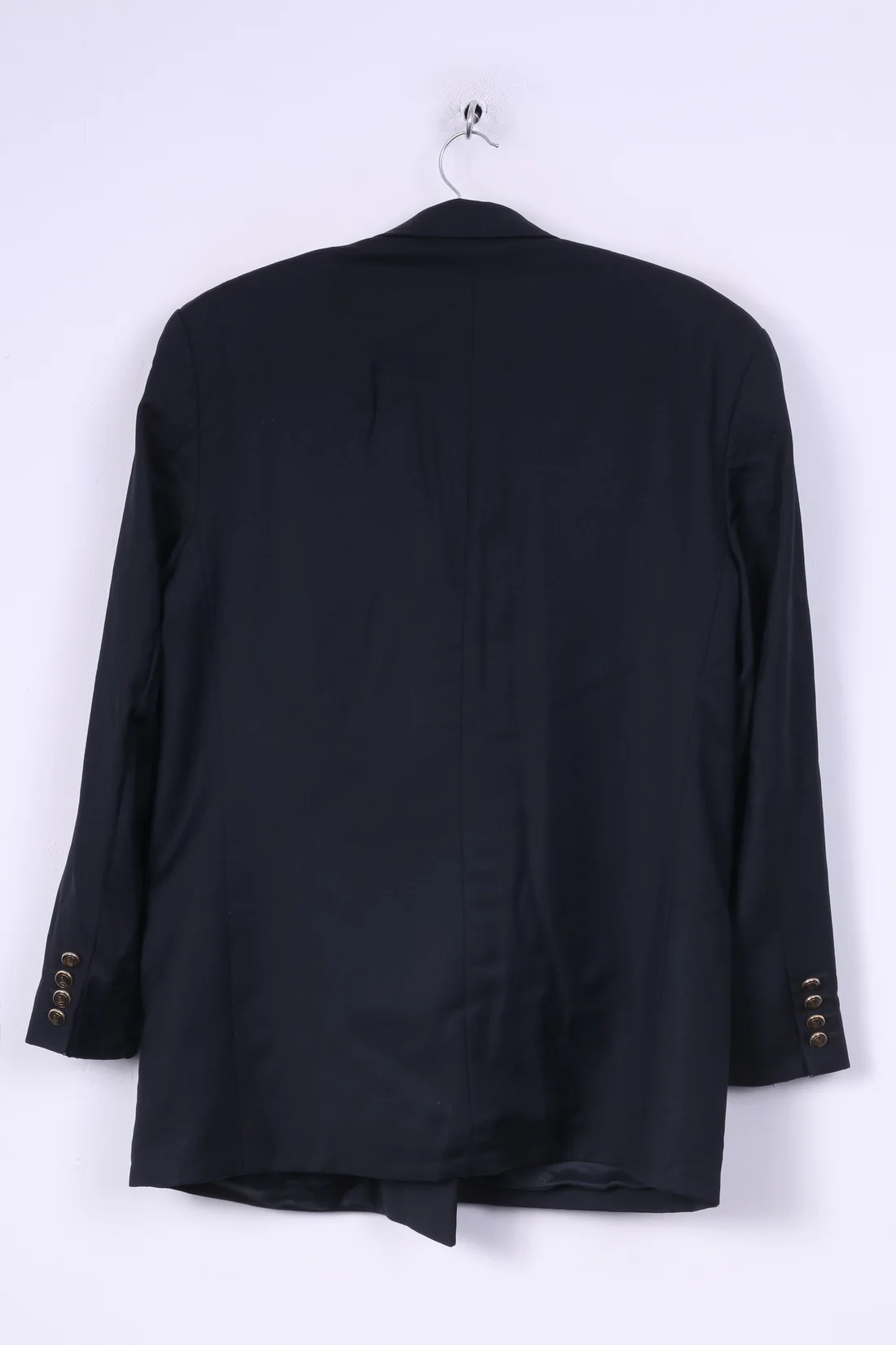Pierre Cardin Mens 40 S Blazer Jacket Navy Classic Collection Double Breasted Wool - Image 6