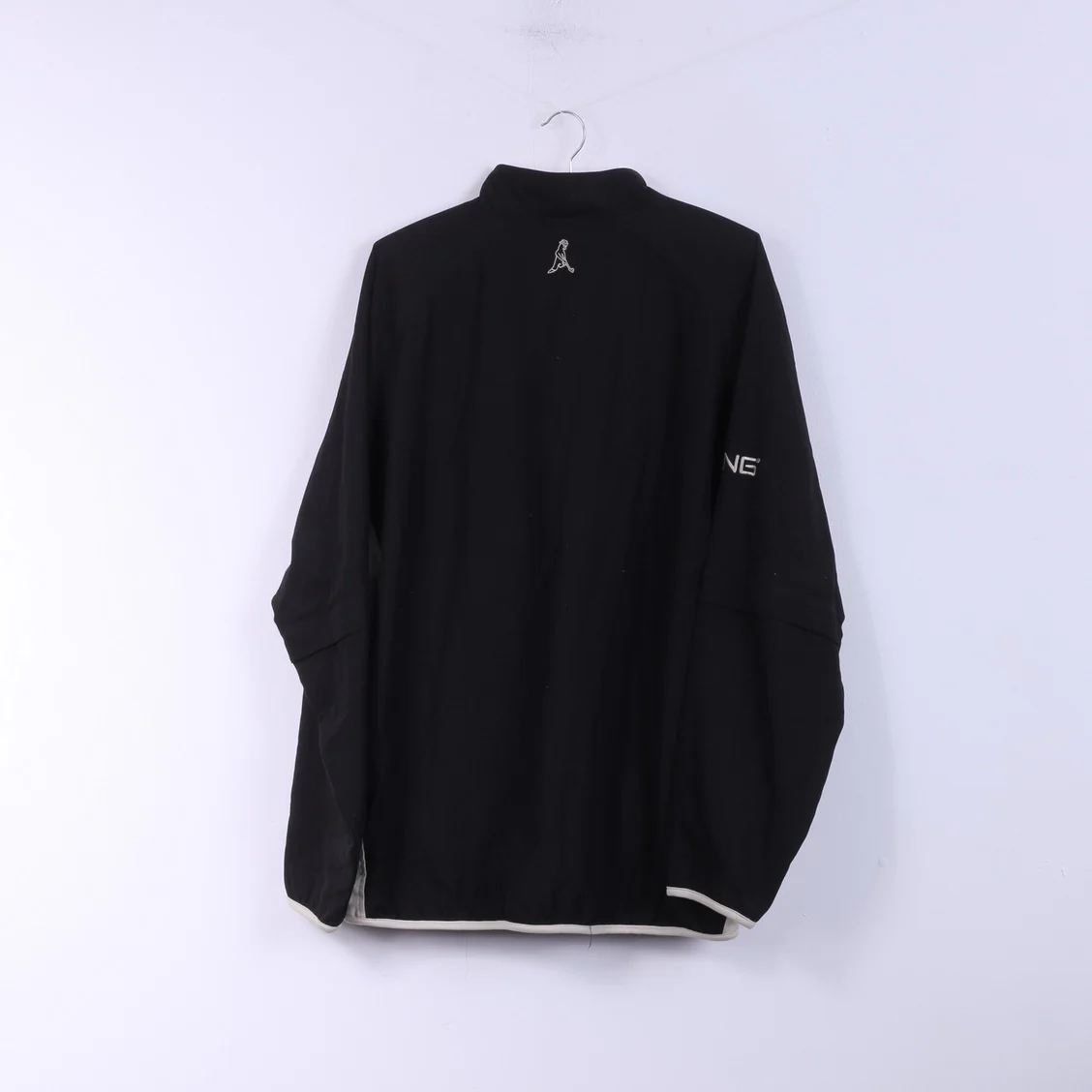 Ping Collection Mens XL Pullover Jacket Black Golf Zip Neck Superior Sportswear - Image 7