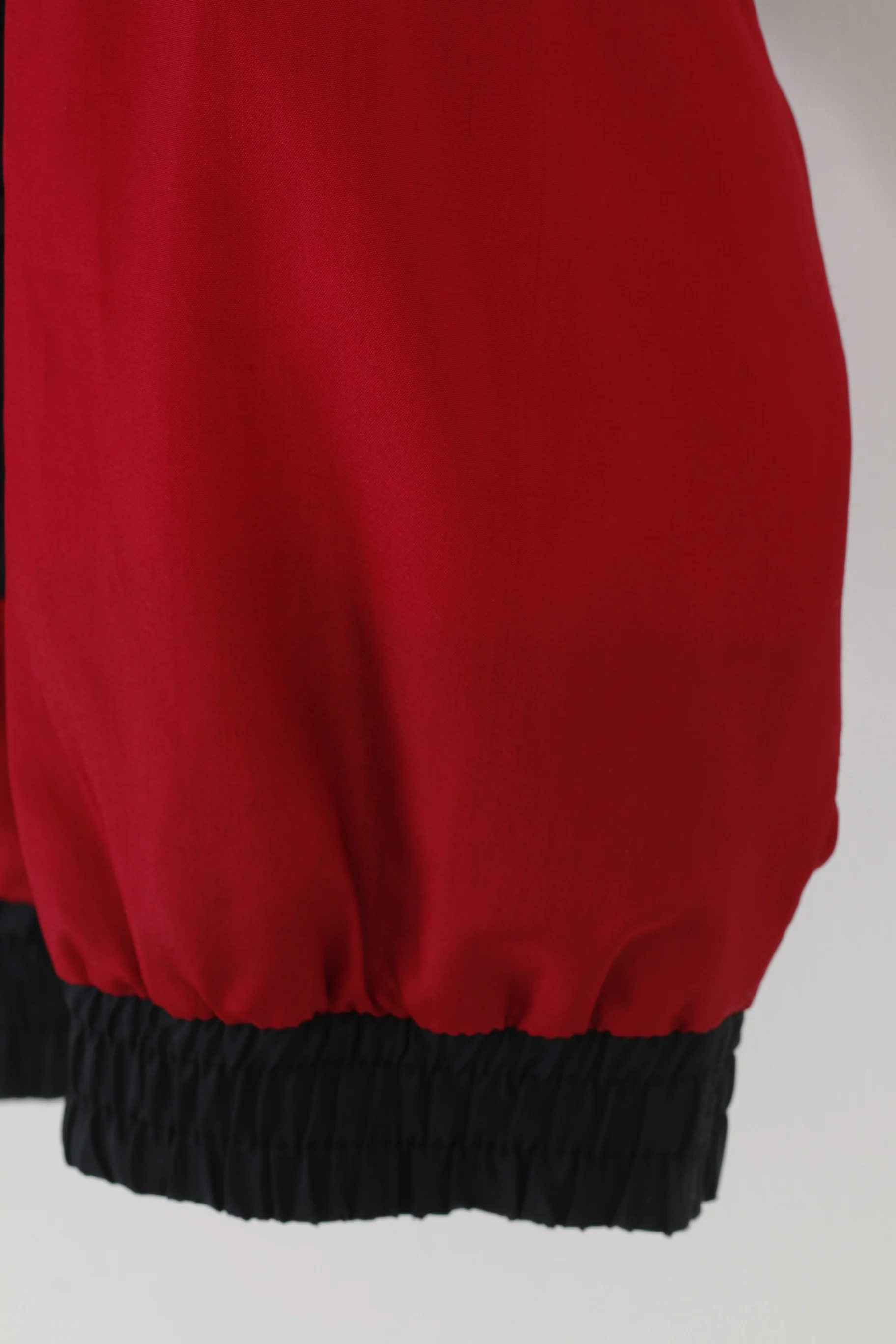 Place Men M Jacket Vintage Full Zipper Detachable Sleeves Collar Burgundy Top - Image 3