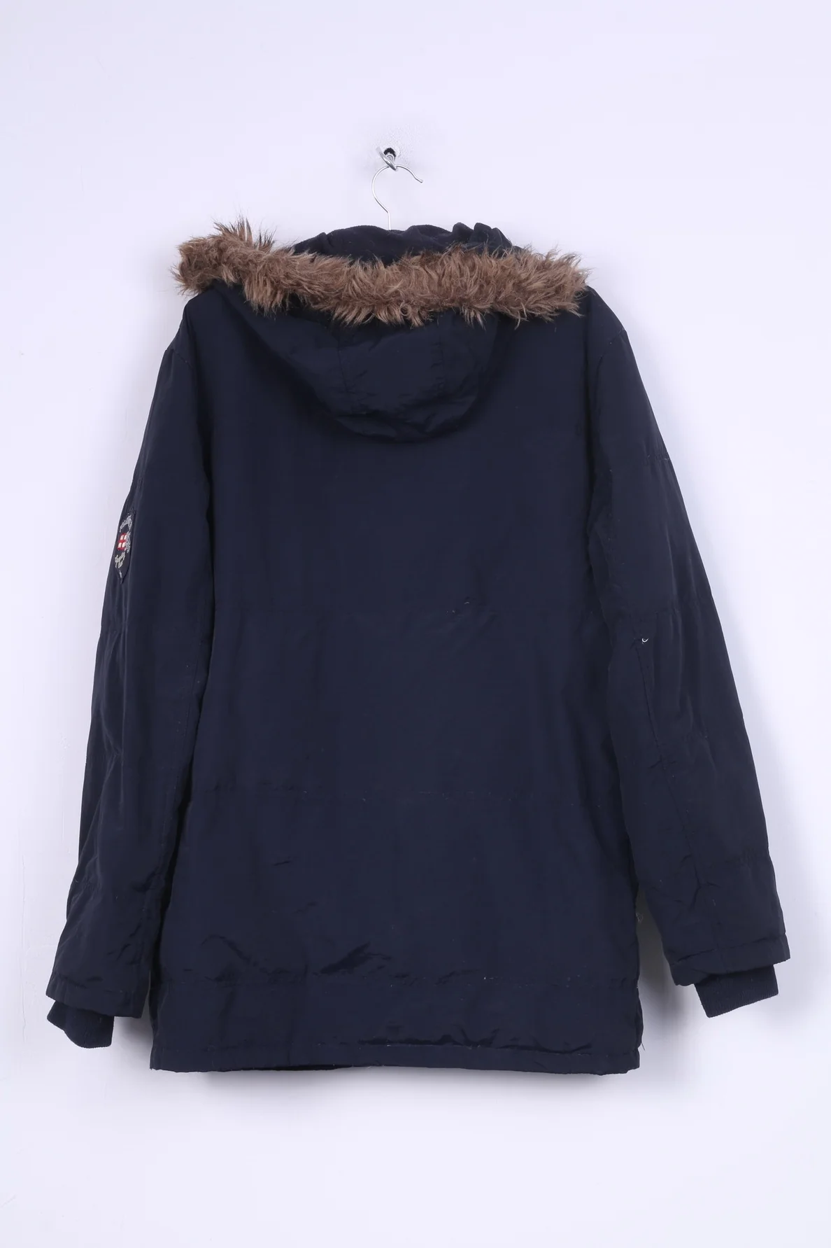 Polarnorth United Team Mens M 48/50 Jacket Parka Navy Padded Hooded Nylon Waterproof - Image 6