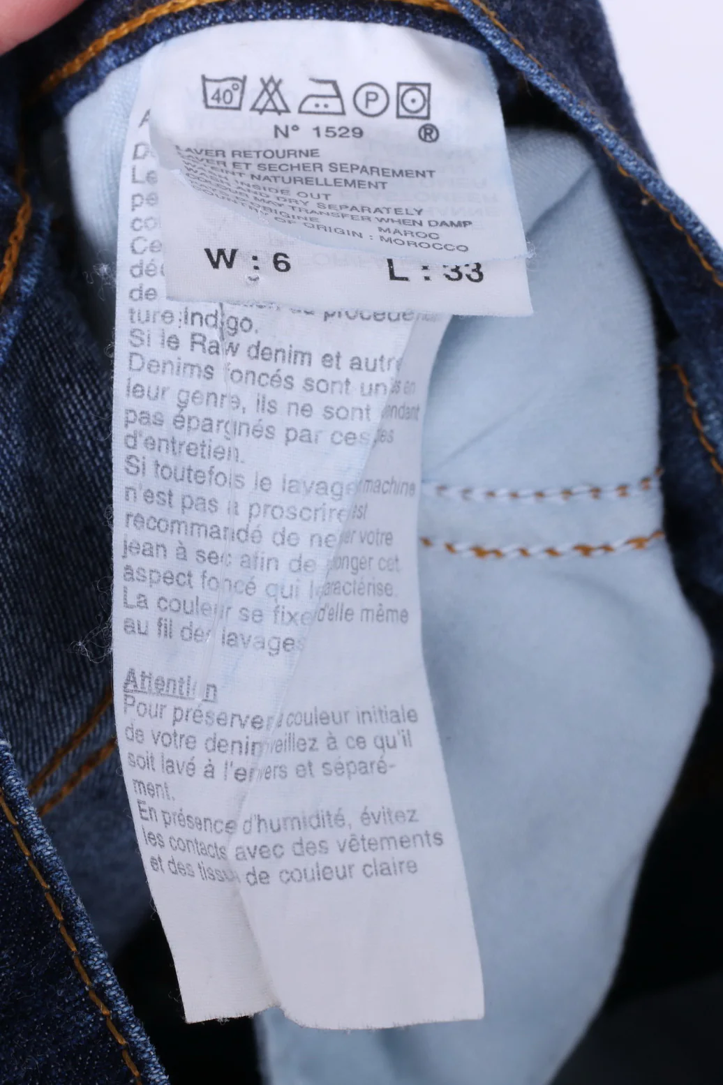 Polo Jeans Co.Ralph Lauren Womens W6 L33 Trousers Denim Navy Cotton - Image 4