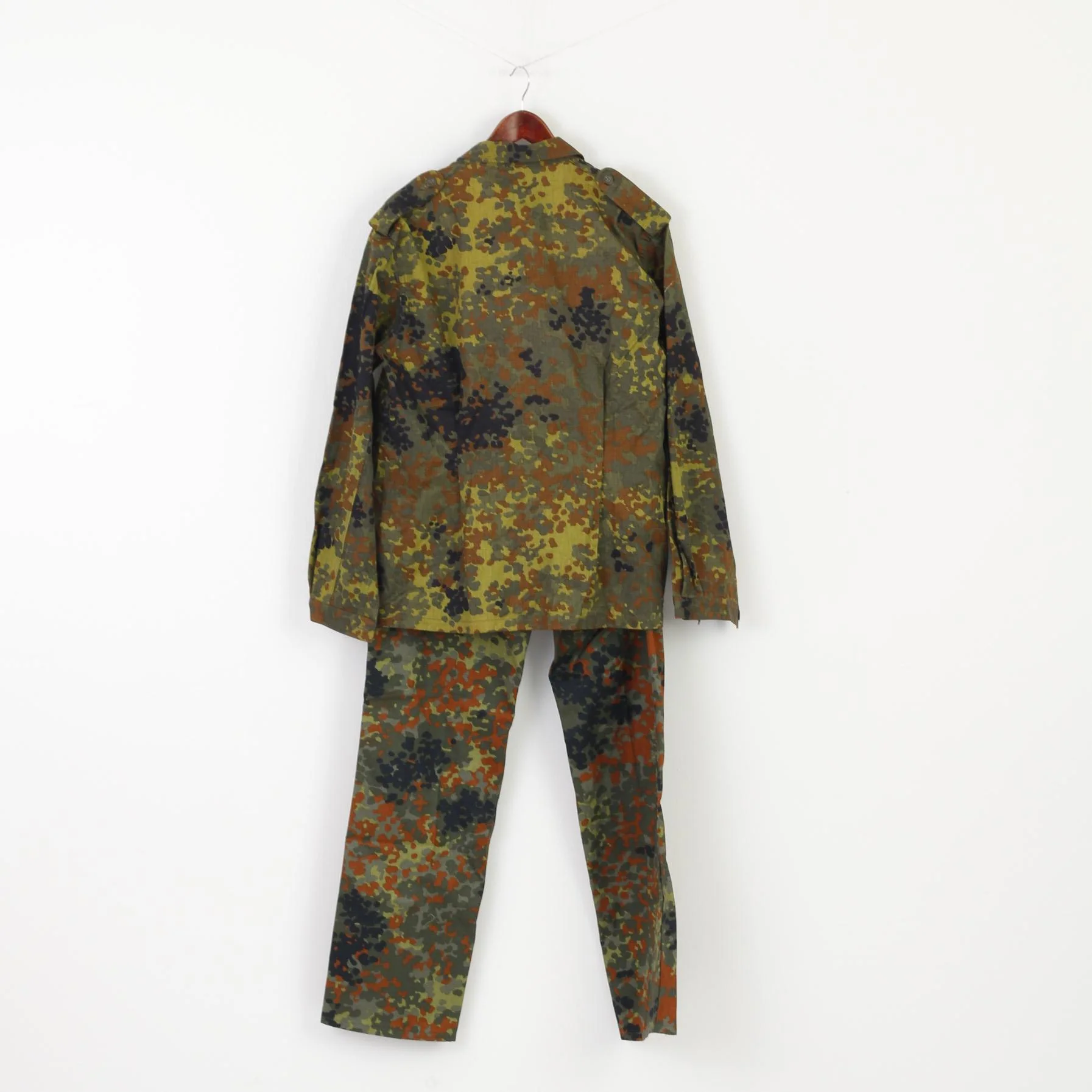 Preta Men 54 L Uniform Suit Set Green Camouflage Camo Cotton Army Shirt Trousers - Image 11