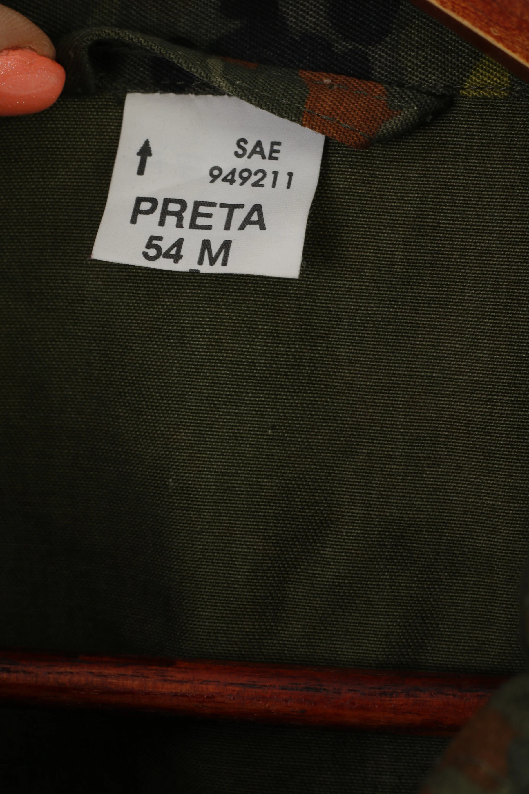 Preta Men 54 L Uniform Suit Set Green Camouflage Camo Cotton Army Shirt Trousers - Image 5