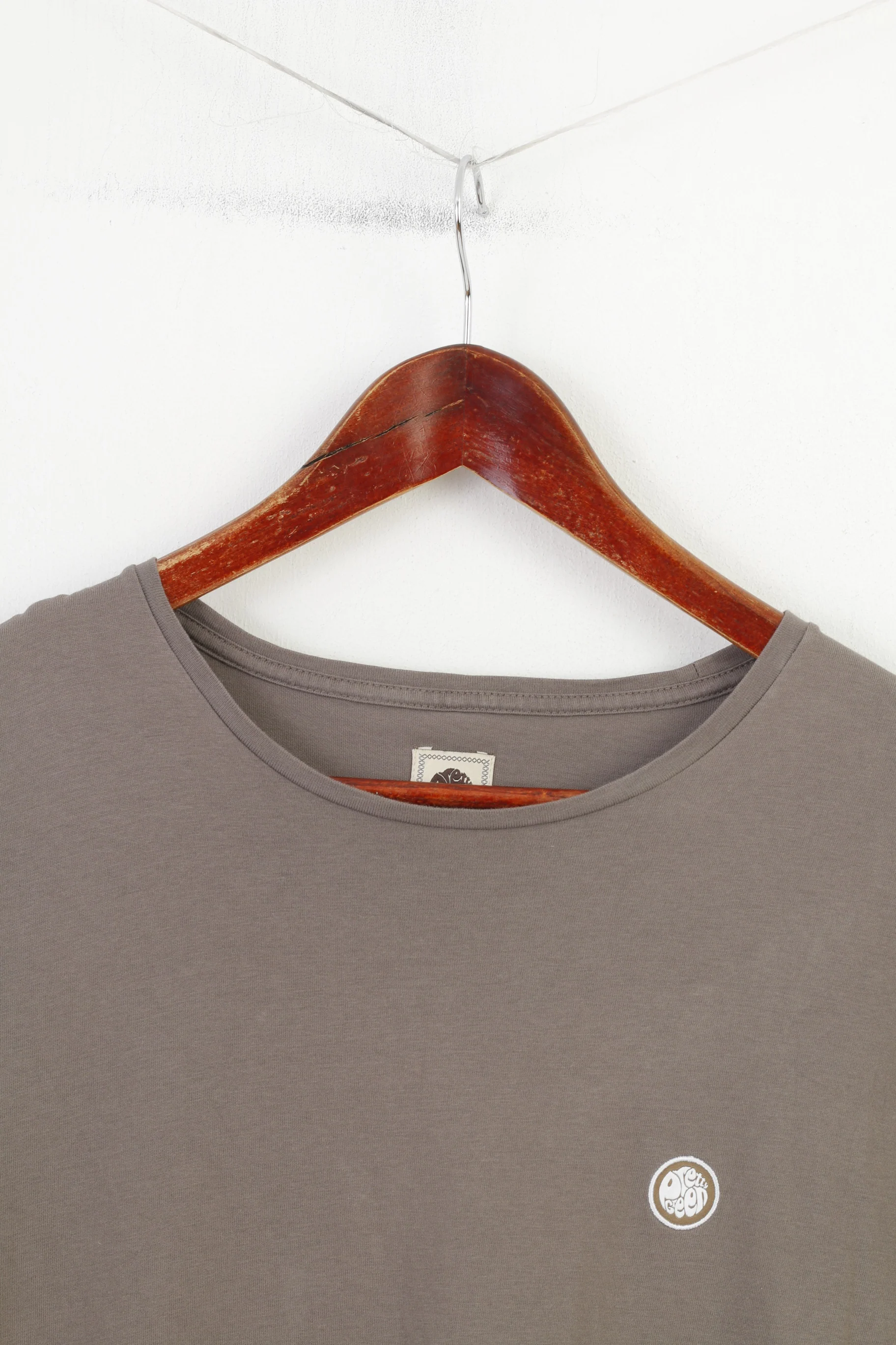 Pretty Green Men M T-Shirt Grey Short Sleeve Crew Neck Cotton Top - Image 2
