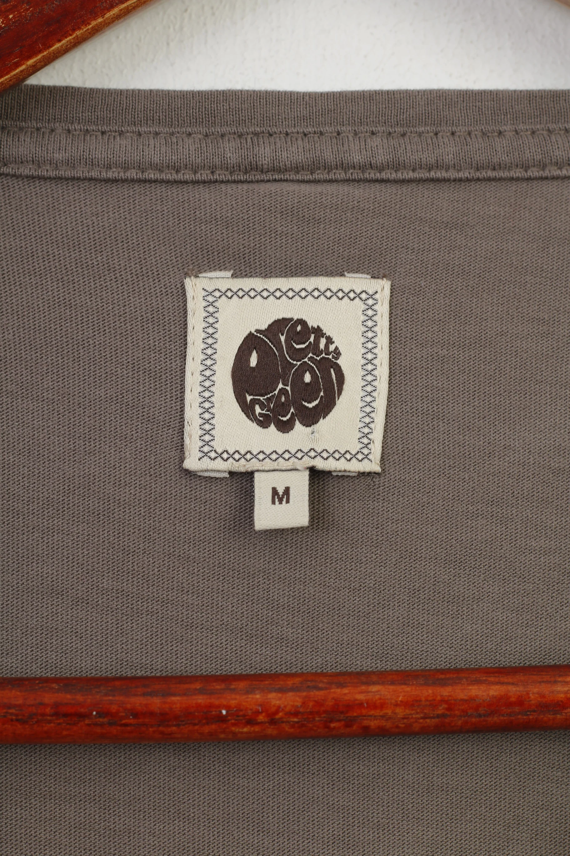 Pretty Green Men M T-Shirt Grey Short Sleeve Crew Neck Cotton Top - Image 5