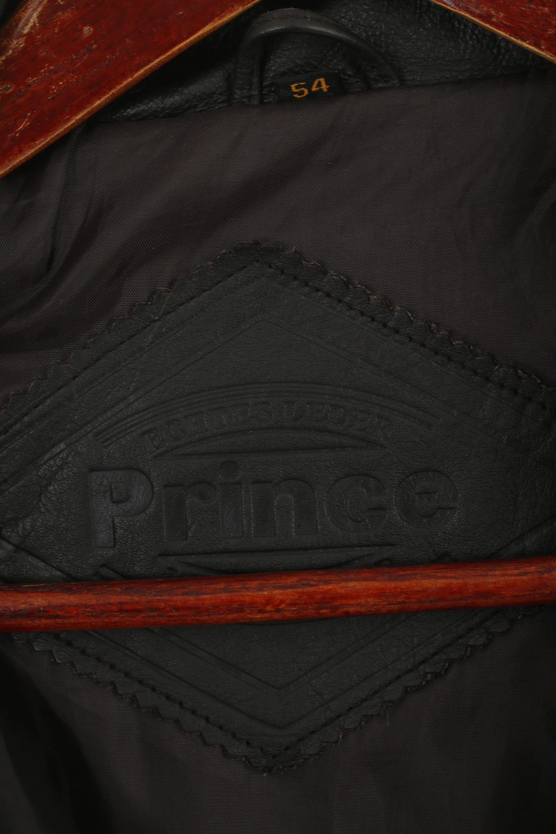 Prince Men 54 L Leather Vest Dark Brown Vintage Full Zipper Biker Soft Waistcoat - Image 4