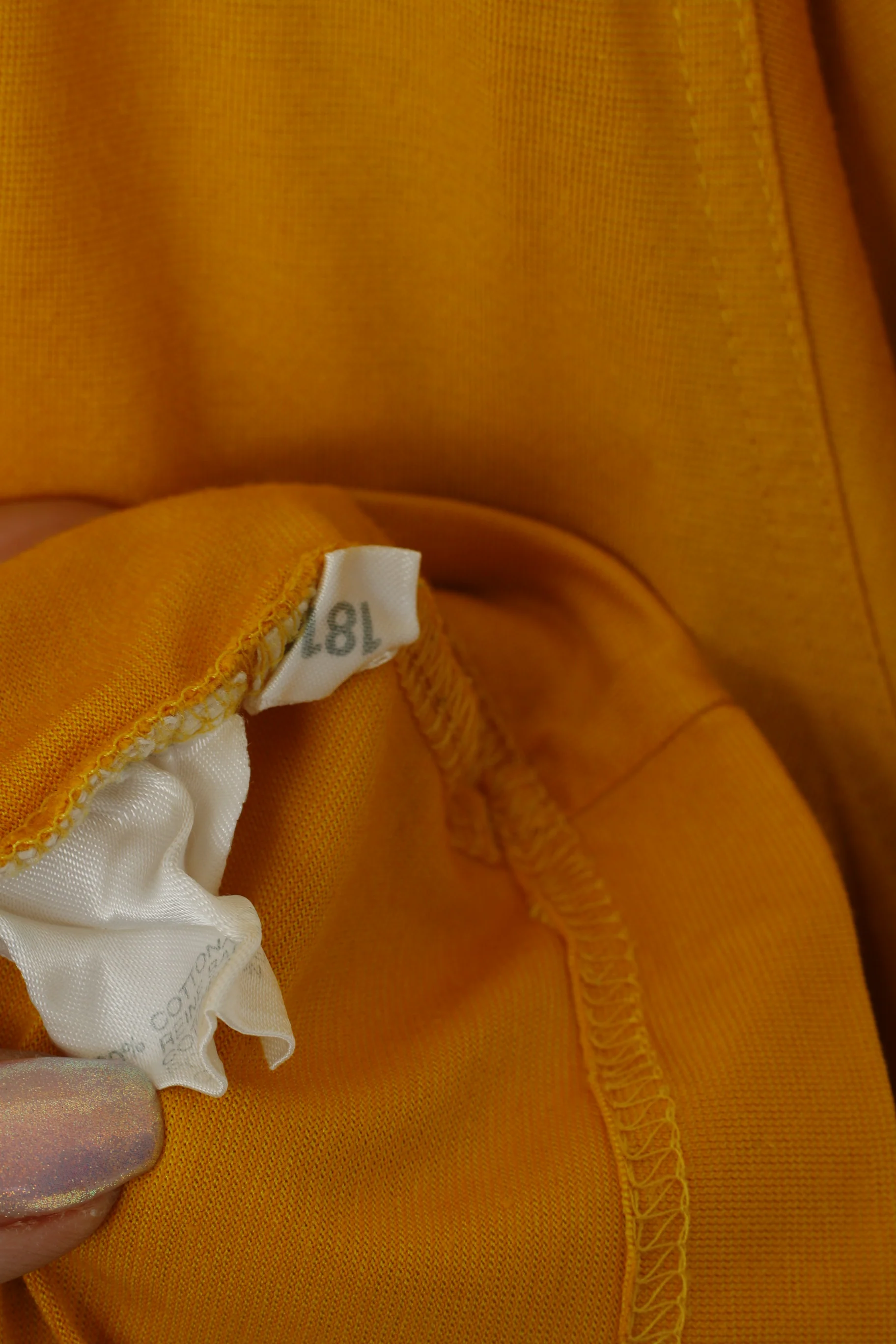 Pringle Mens XL Polo Shirt Buttons Detailed Mustard Cotton Top - Image 5