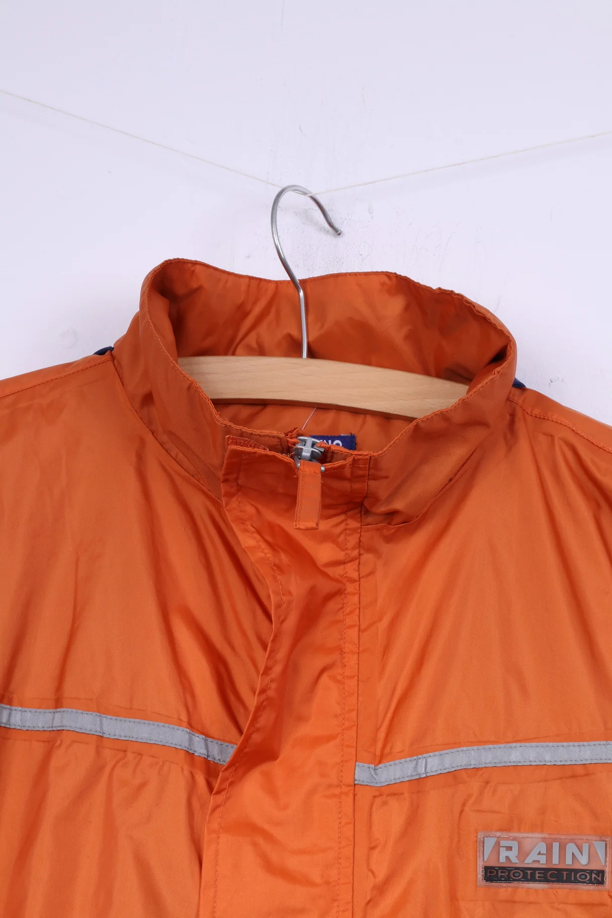 Pulcino Boys 152 Tracksuit Orange Nylon Jacket Trousers Lightweight Set Activewear - Image 2