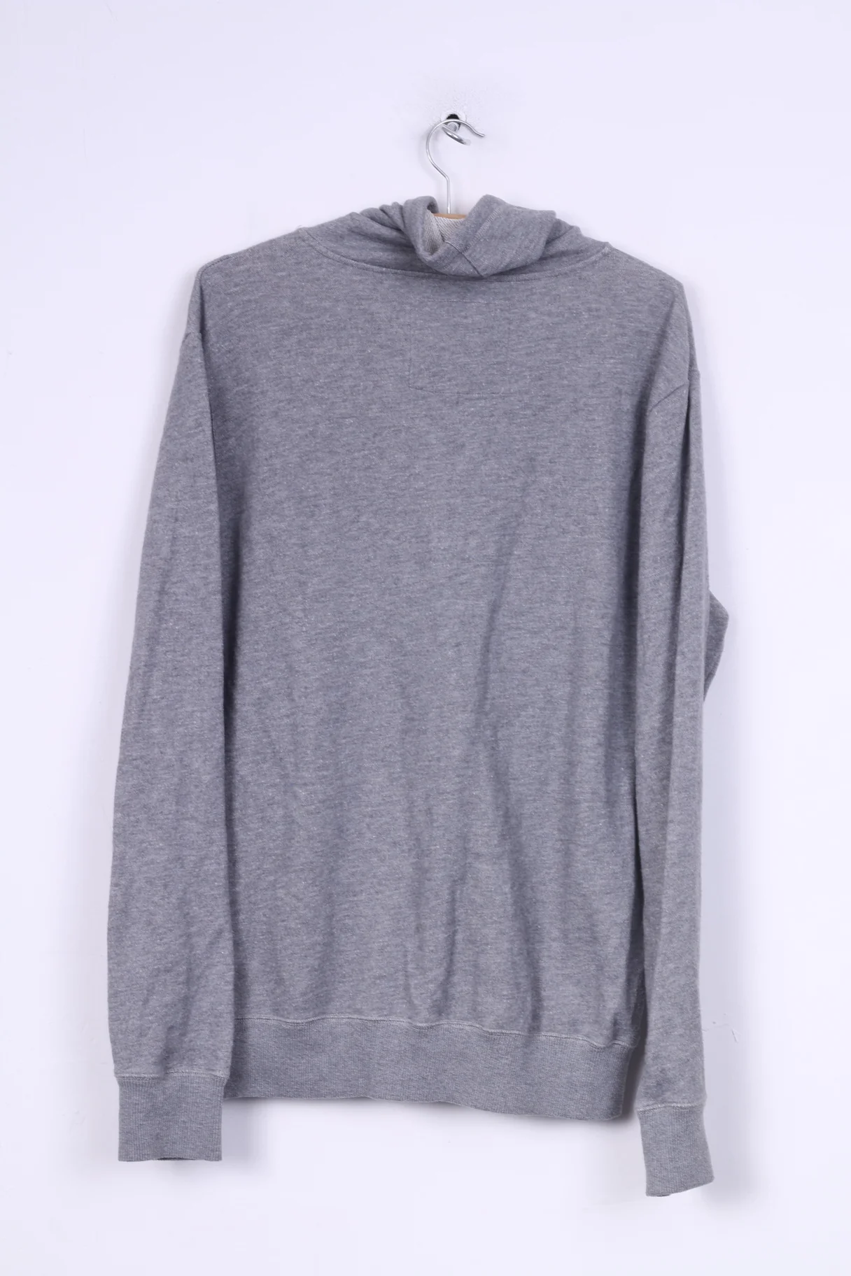 Pull&Bear Mens L Sweatshirt Grey Sport Cotton Livin For The City - Image 5