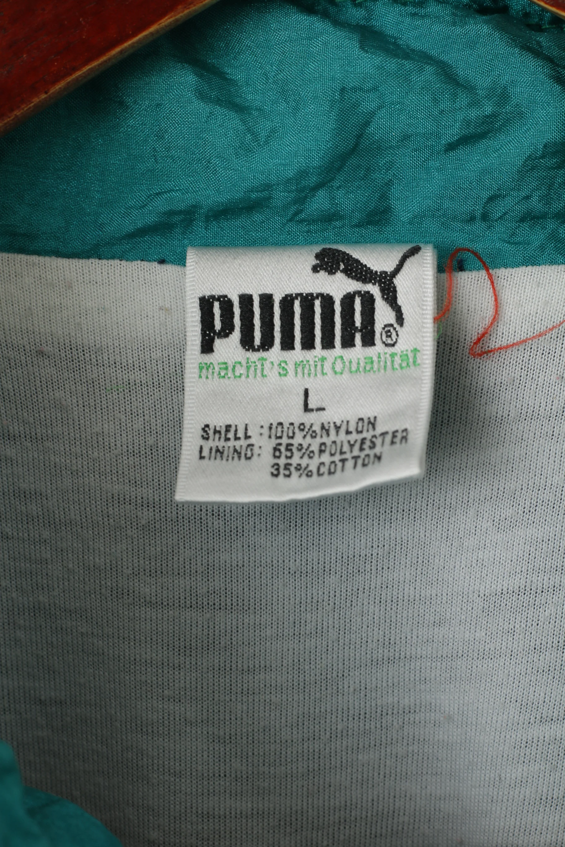 Puma International Men L Track Top Jacket Navy Vintage Nylon Festival Sport Top - Image 6