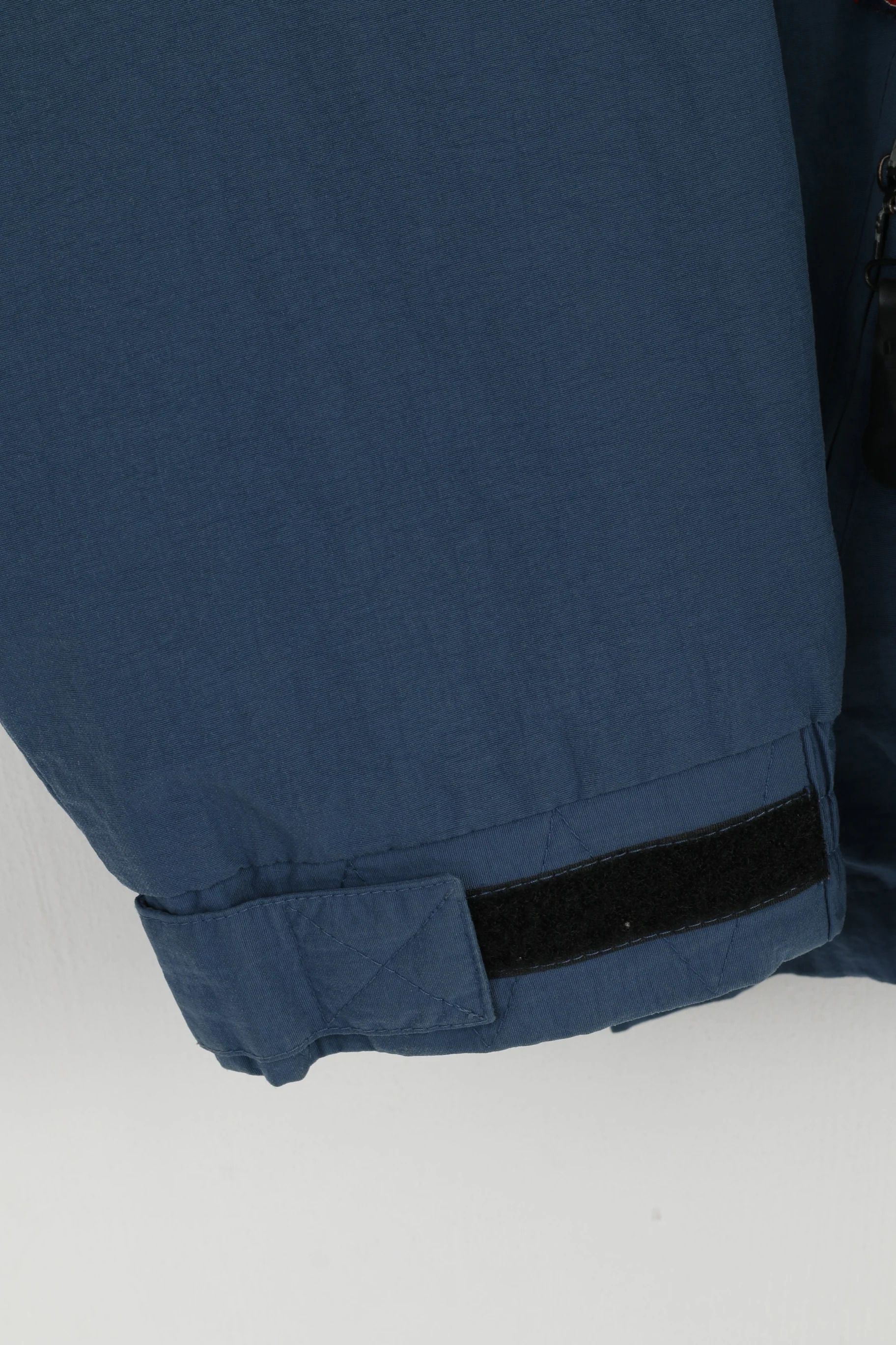 Puma Men L Jacket Blue Nylon Perform 360 Full Zipper Vintage Casual Top - Image 5