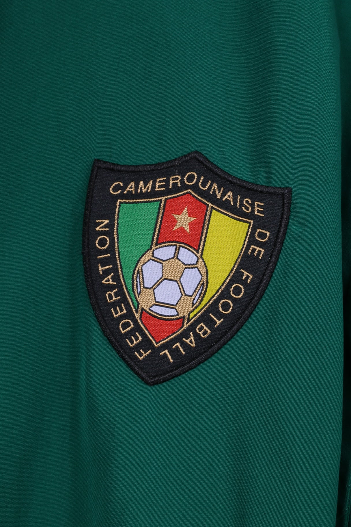 Puma Men M Jacket Green Lightweight Camerounaise De Football Federation Top - Image 4