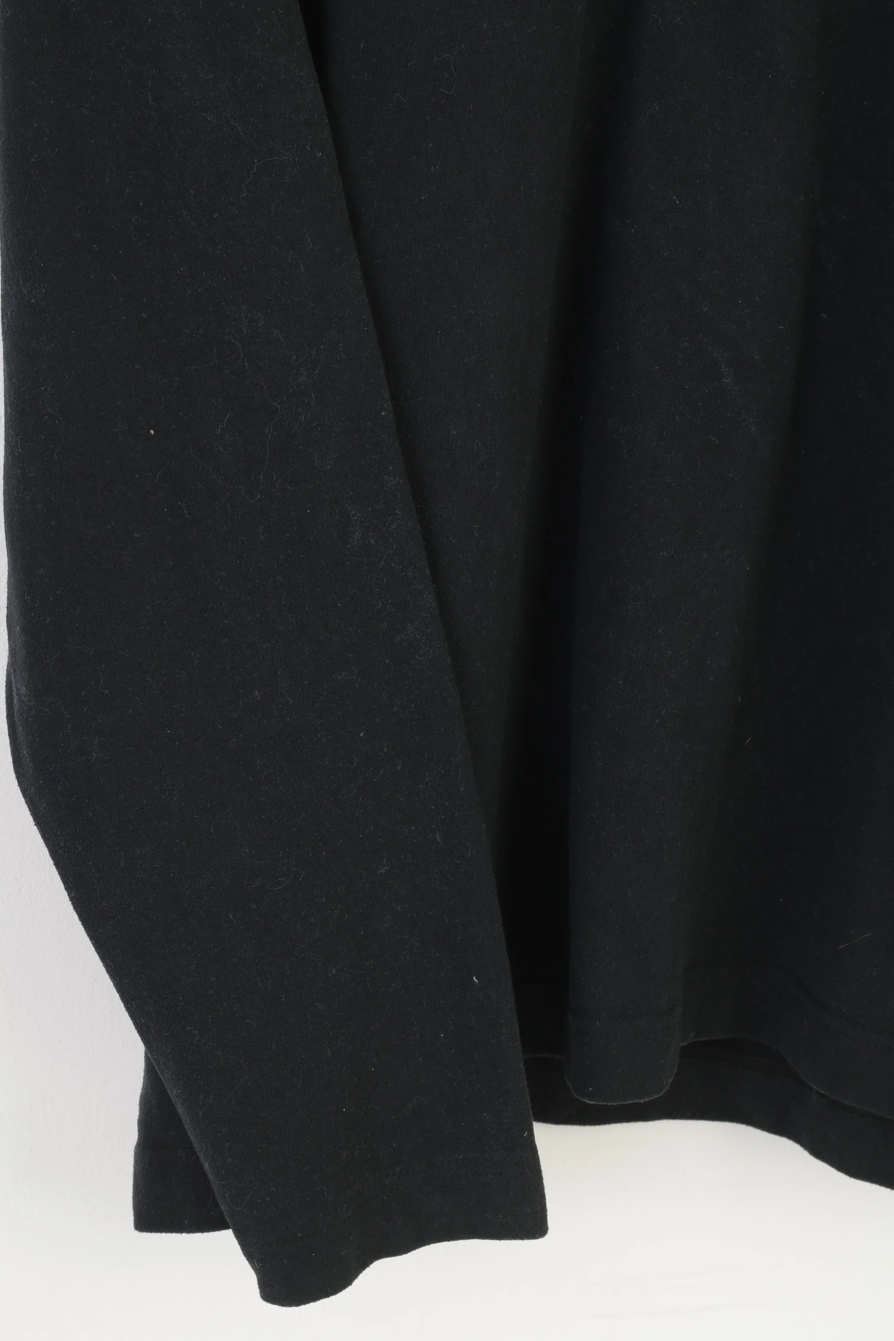 Puma Men XL Shirt Black Vintage Golf Sportswear Longsleeve Cotton Top - Image 3