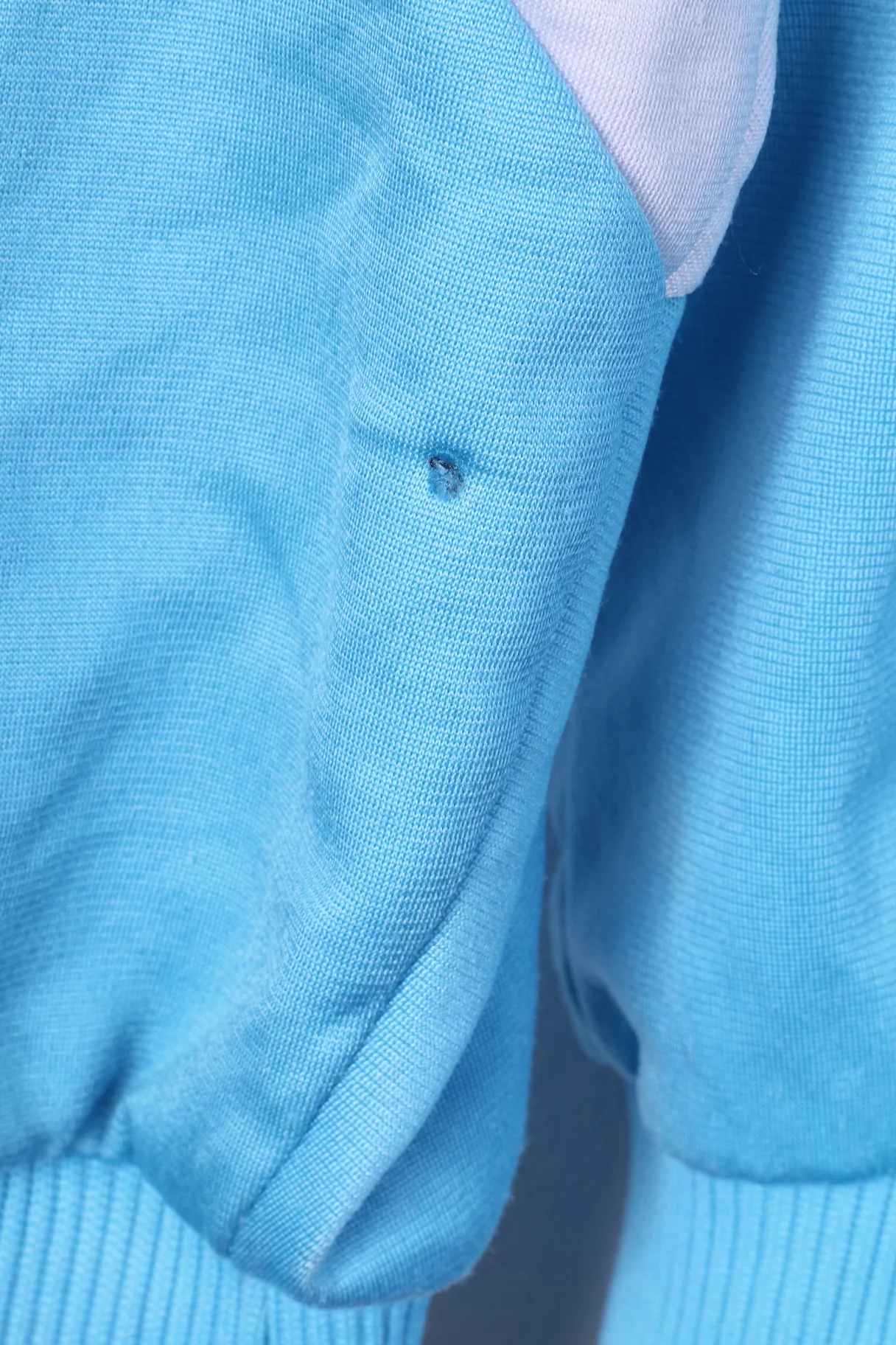 Puma Men 8 2XL Sweatshirt Blue Vintage Full Zipper Shiny Sportswear Top - Image 5
