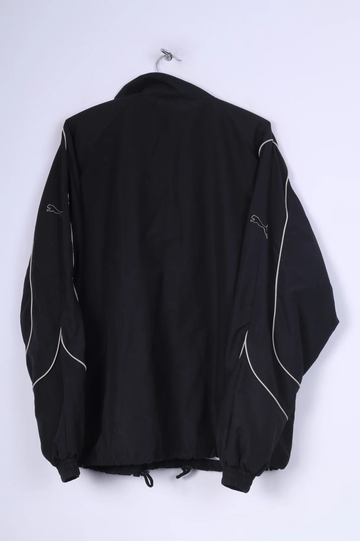 Puma Mens L Jacket Lightweight Black Full Zipper Sportswear Sport Top Training - Image 6