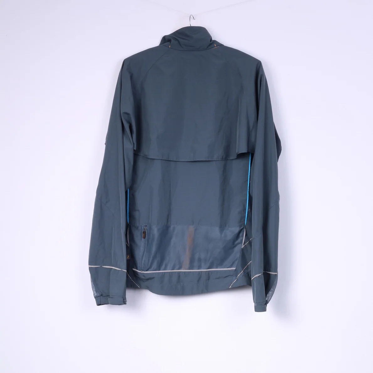 Puma Men L Jacket Sea Green Lightweight Run Zip Up Removable Sleeves Top - Image 5