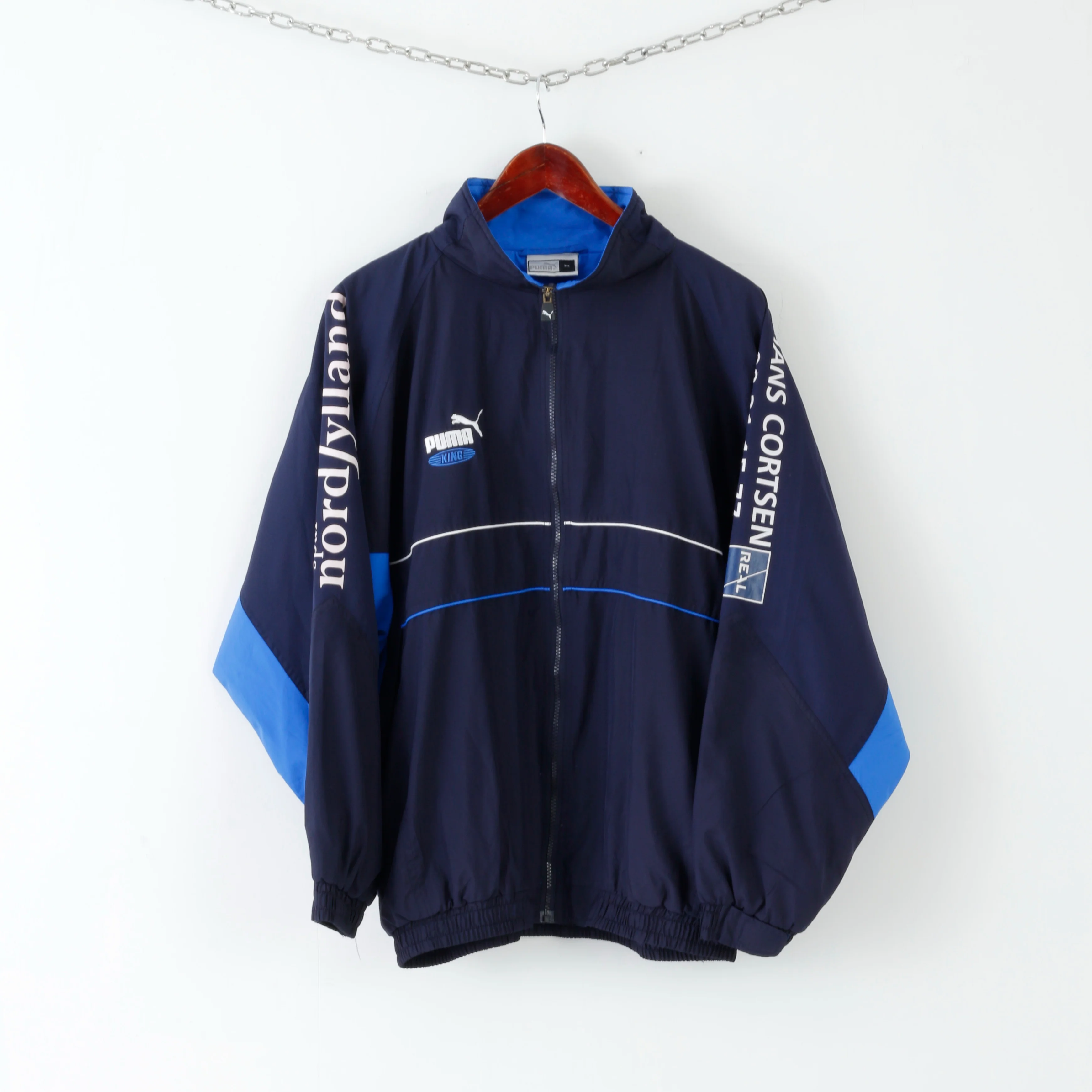 Puma Mens M Jacket Navy Zip Up King Activewear Lightweight Track Top