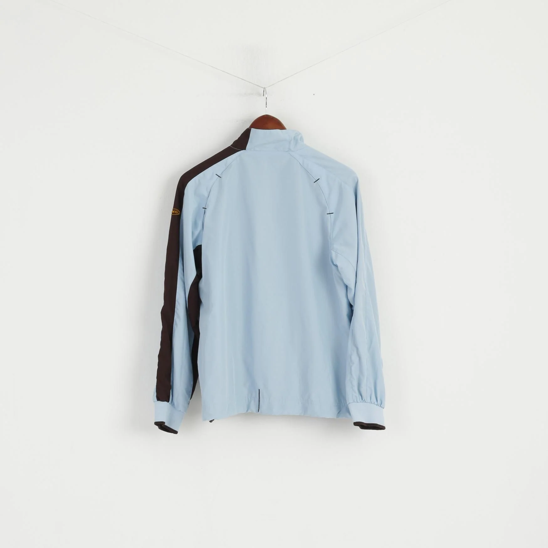 Puma Women 14 M Jacket Blue Lightweight Full Zipper Two Inside Pockets Sport Top - Image 7