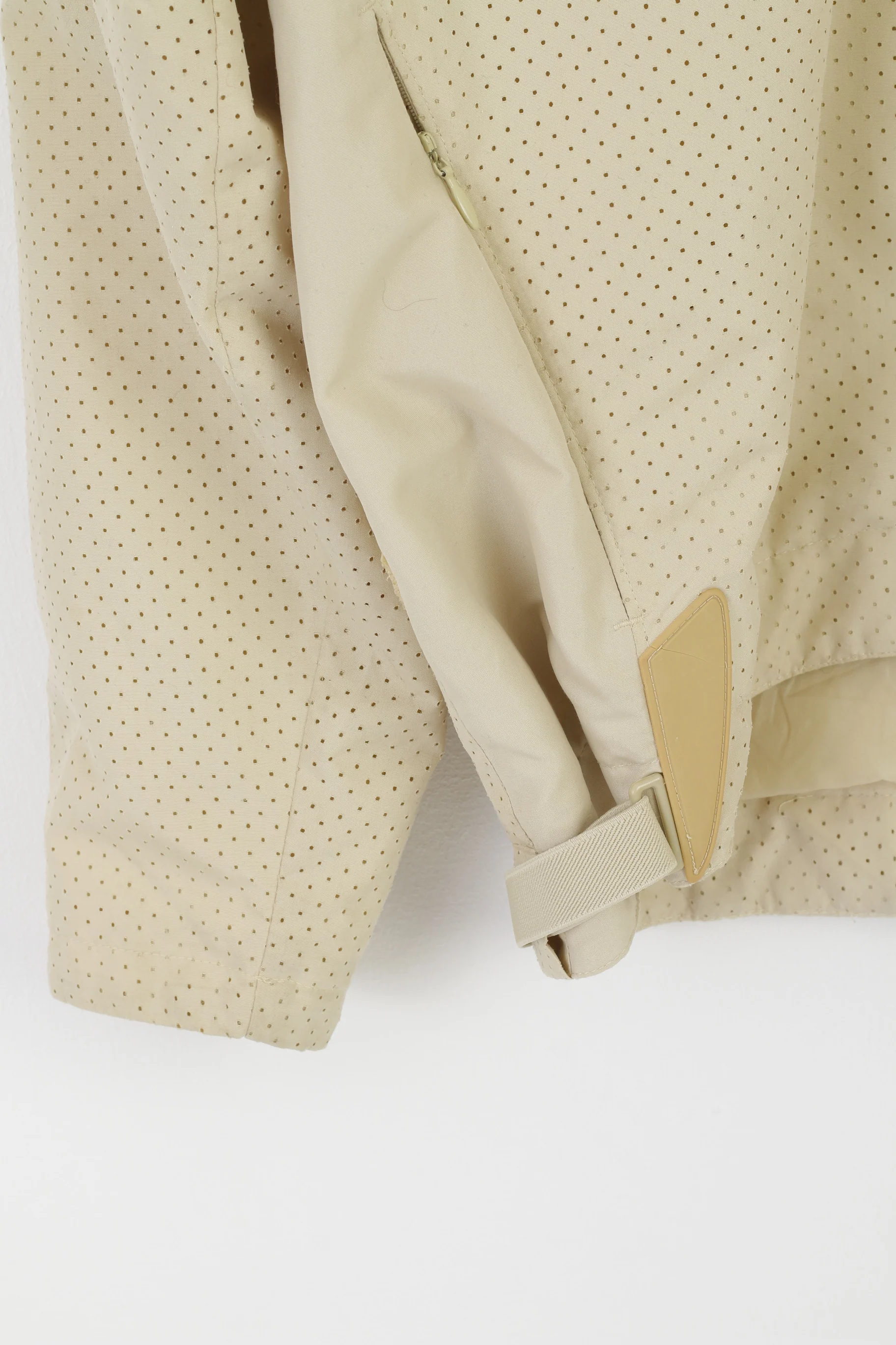 Puma Women S Jacket Beige Punch Lightweight Zip Up Sportswear Top - Image 3