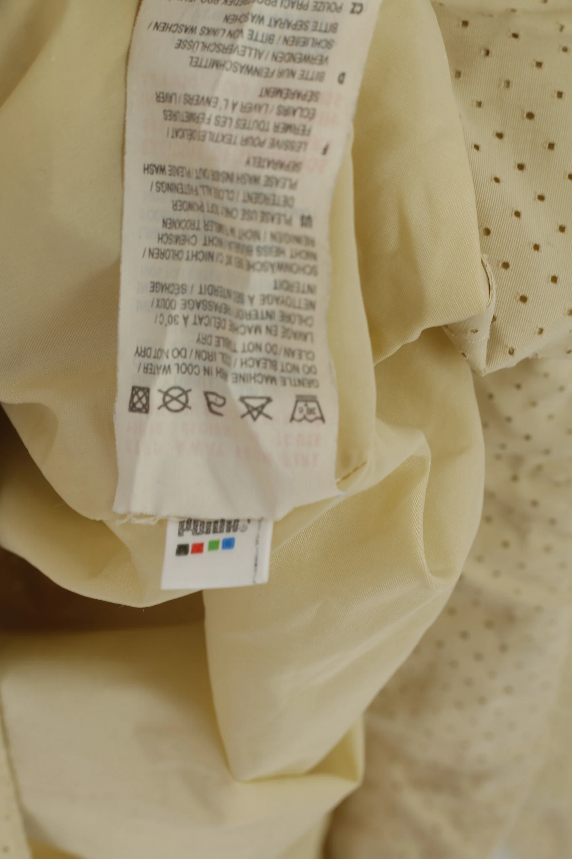 Puma Women S Jacket Beige Punch Lightweight Zip Up Sportswear Top - Image 7