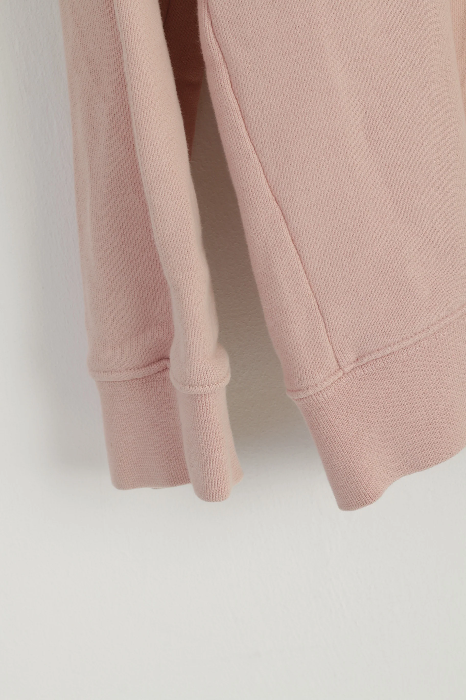 Adidas Women 12 M Sweatshirt Pink Cotton Classic Logo Crew Neck Top - Image 3