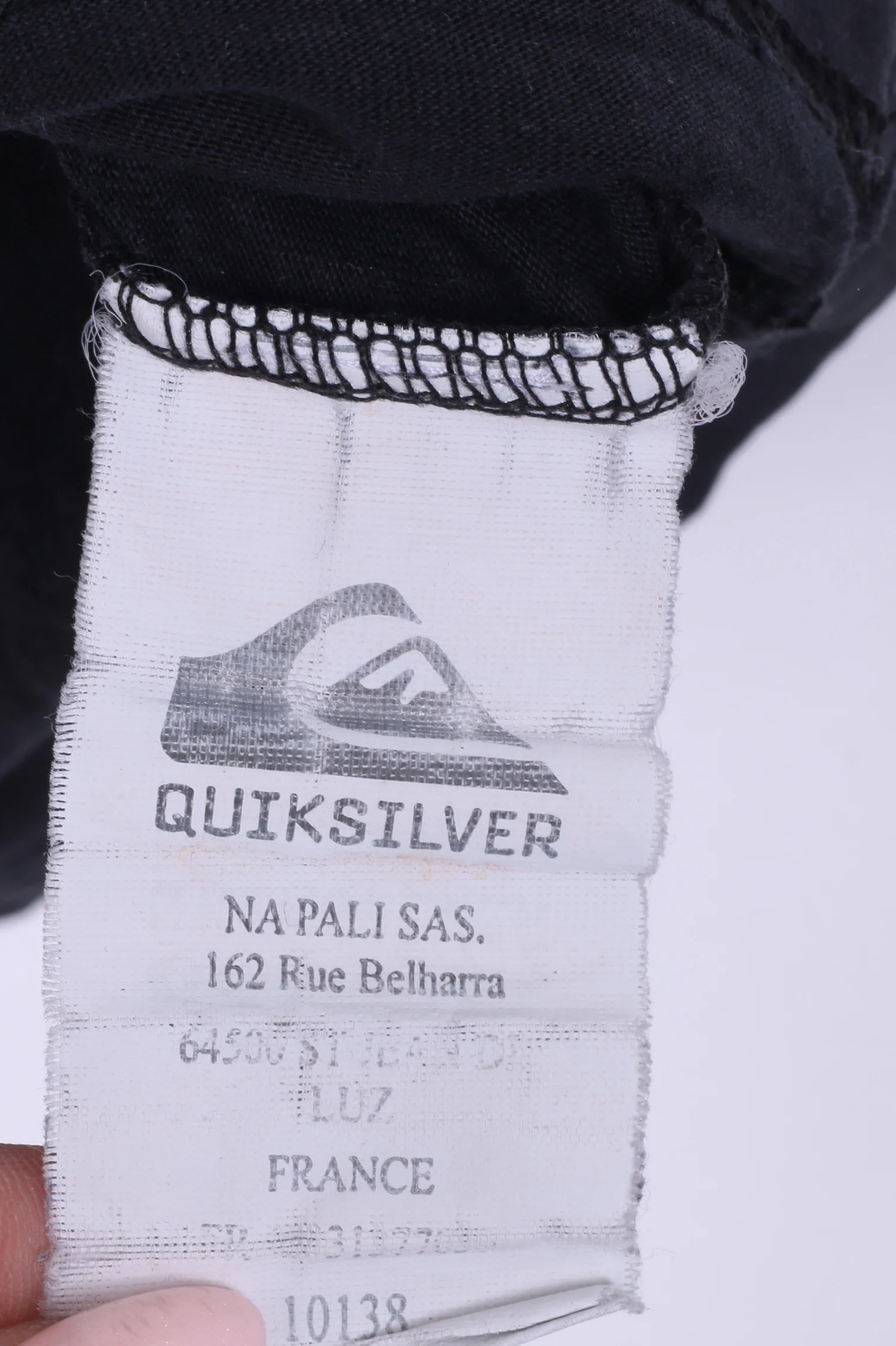 Quiksilver Mens S Graphic Shirt Black Cotton Crew Neck Summer - Image 5
