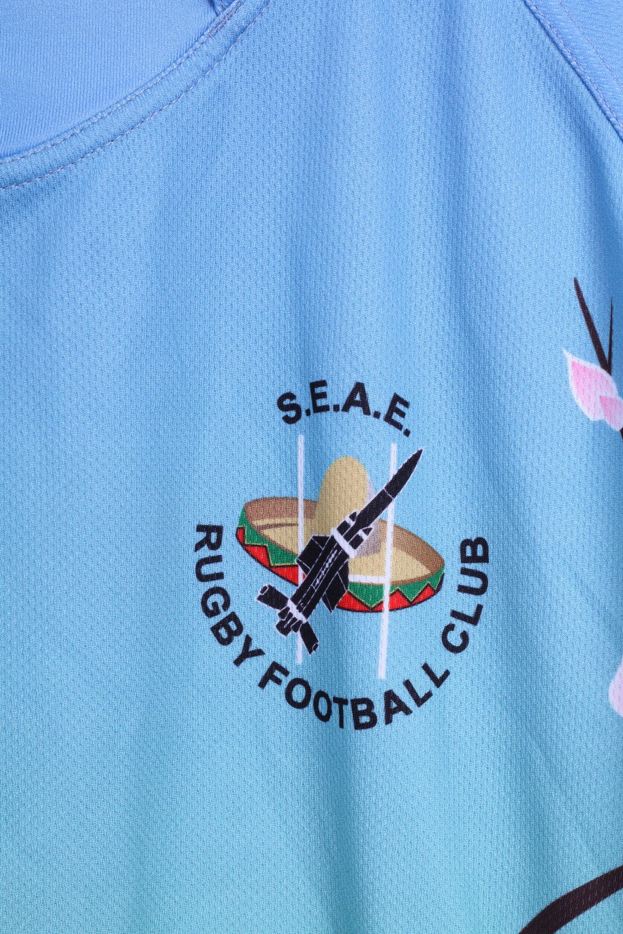Raging Bull S.E.A.E. Mens 42'' Shirt Rugby Football Club Blue - Image 2